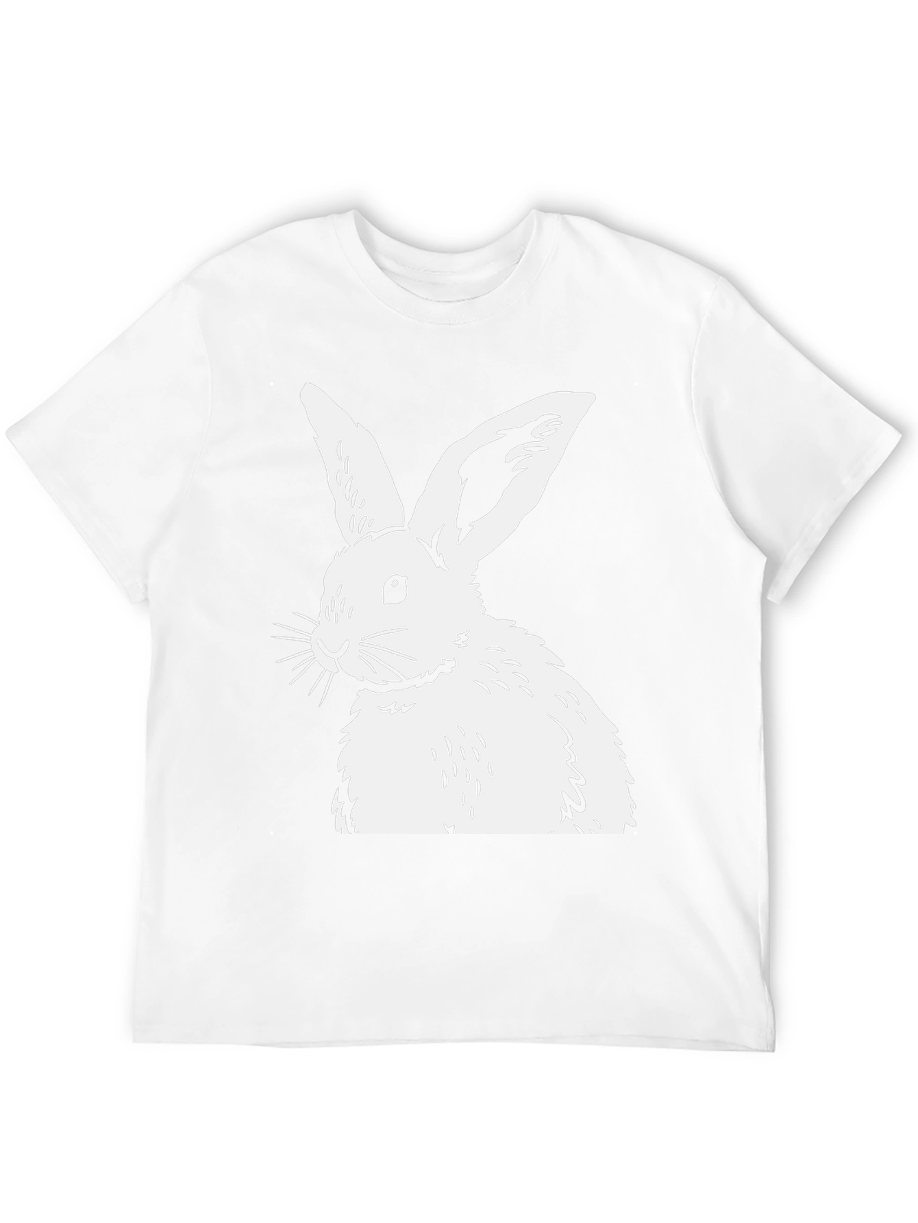 Black Rabbit Graphic Tee - Unisex Cotton Blend