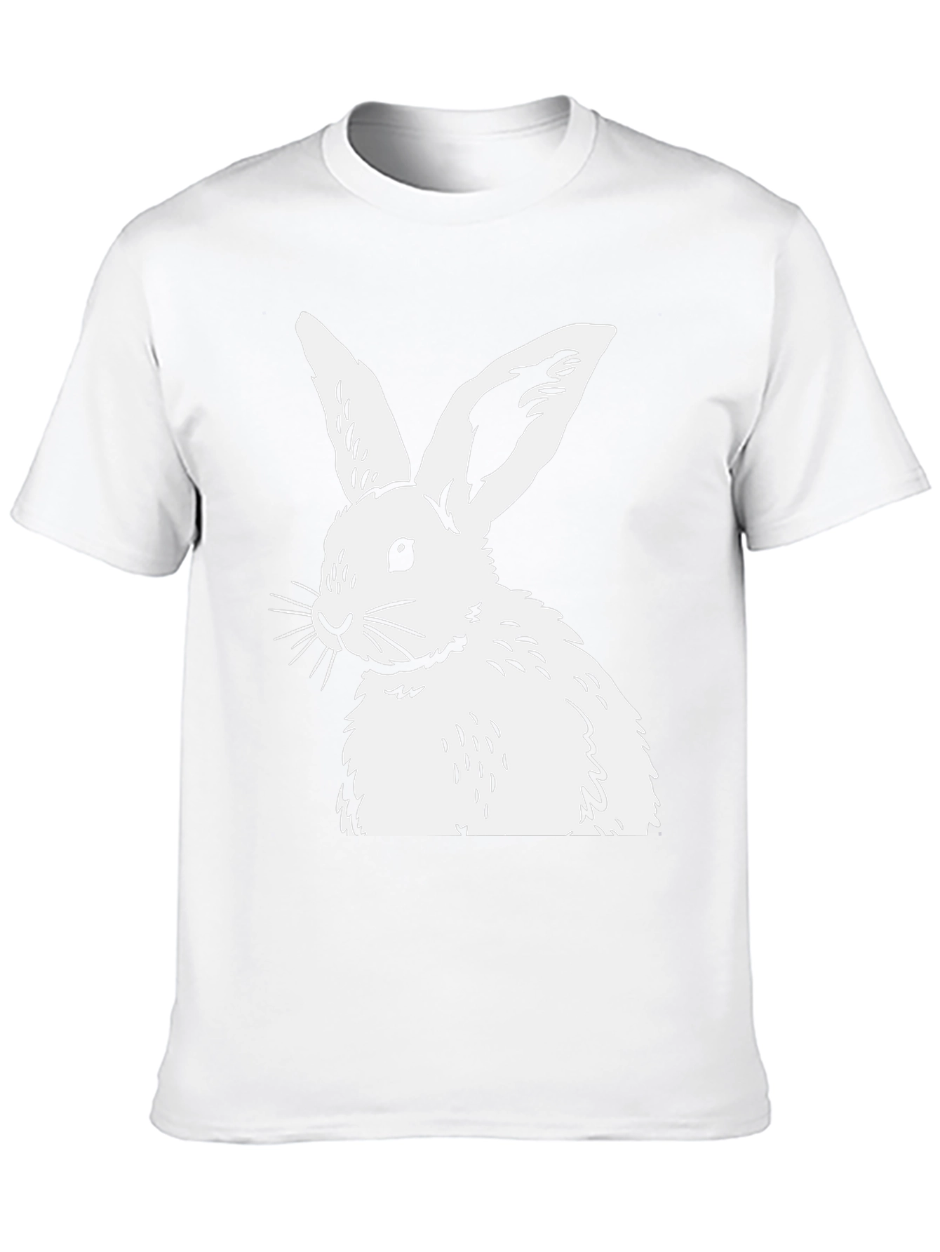 Black Rabbit Graphic Tee - Unisex Cotton Blend