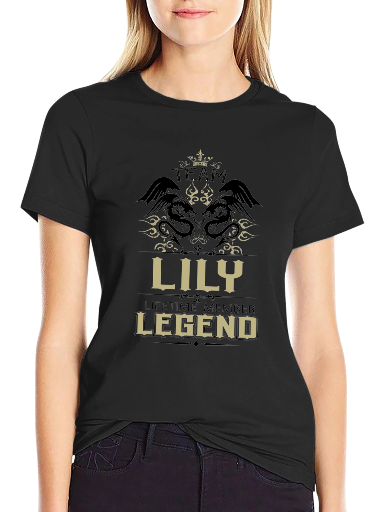Lily Legend Black T-Shirt