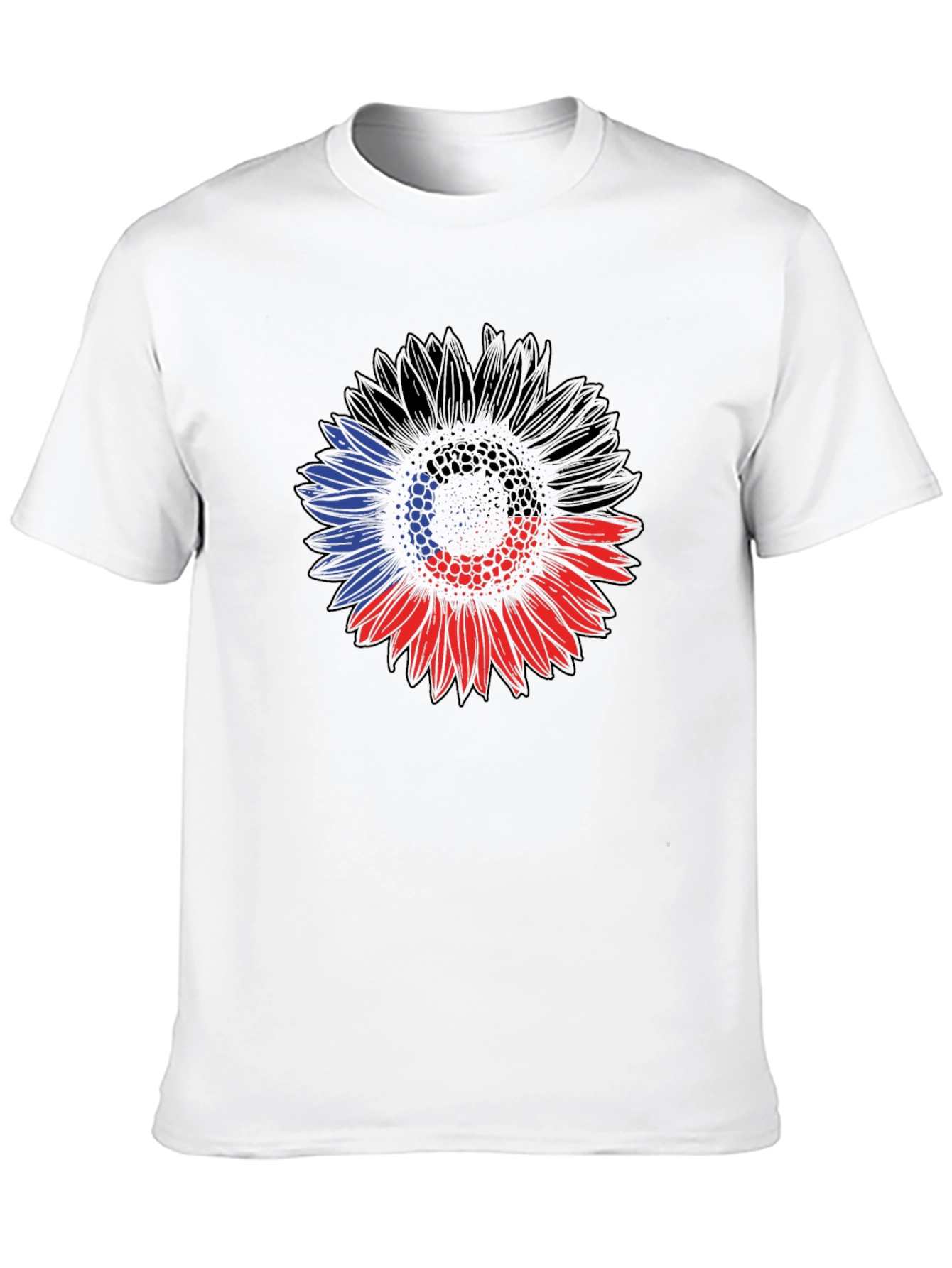 Sunflower Flag Graphic Tee - Black Unisex Shirt