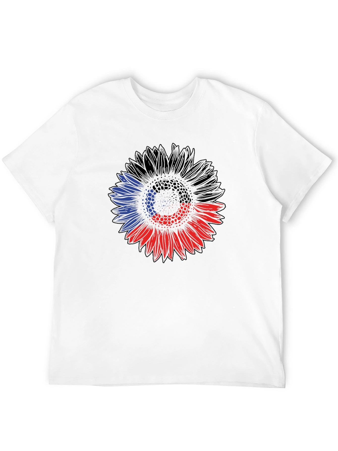Sunflower Flag Graphic Tee - Black Unisex Shirt
