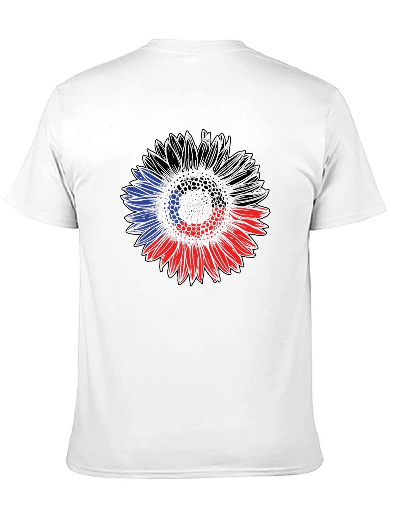 Sunflower Flag Graphic Tee - Black Unisex Shirt