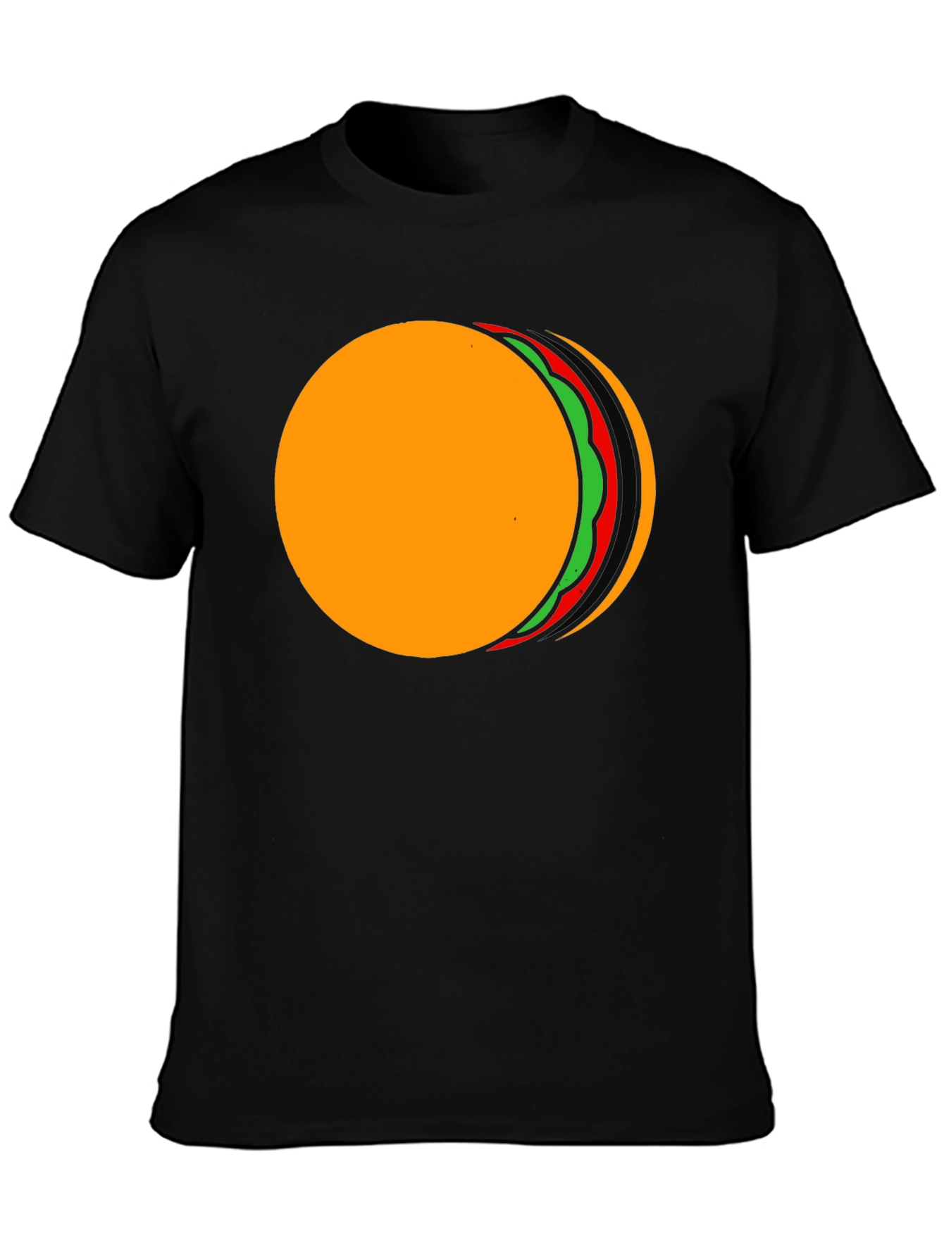 Taco Eclipse Graphic Tee - Black Cotton T-Shirt