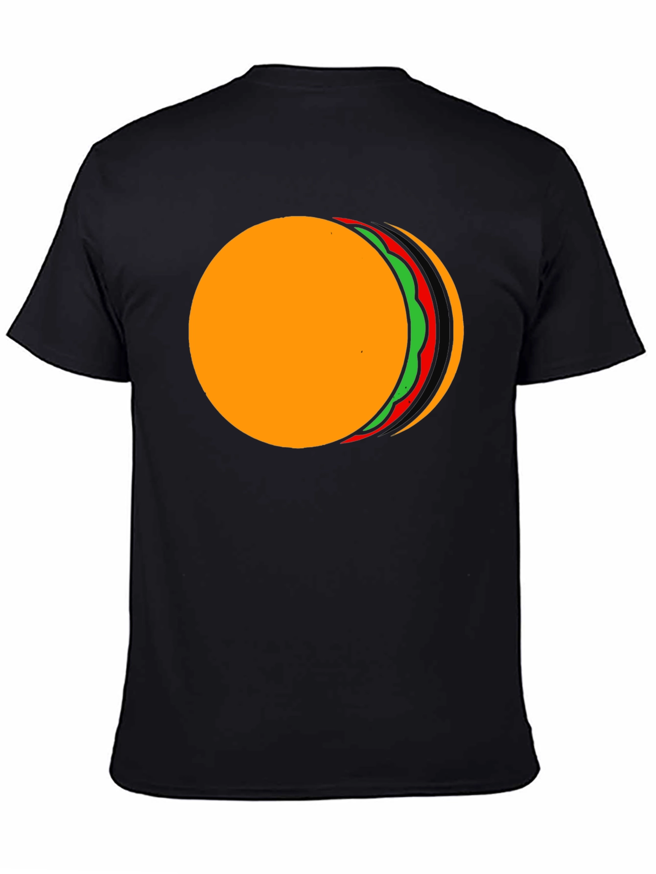 Taco Eclipse Graphic Tee - Black Cotton T-Shirt