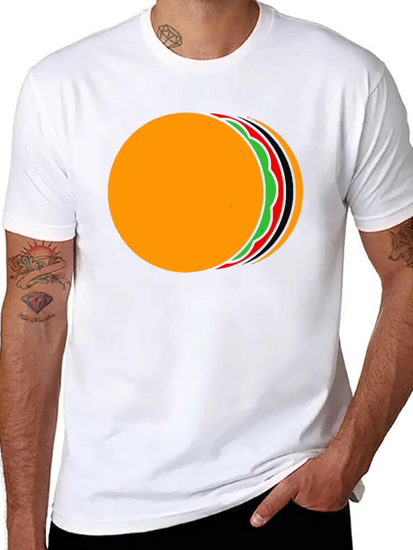 Taco Eclipse Graphic Tee - Black Cotton T-Shirt