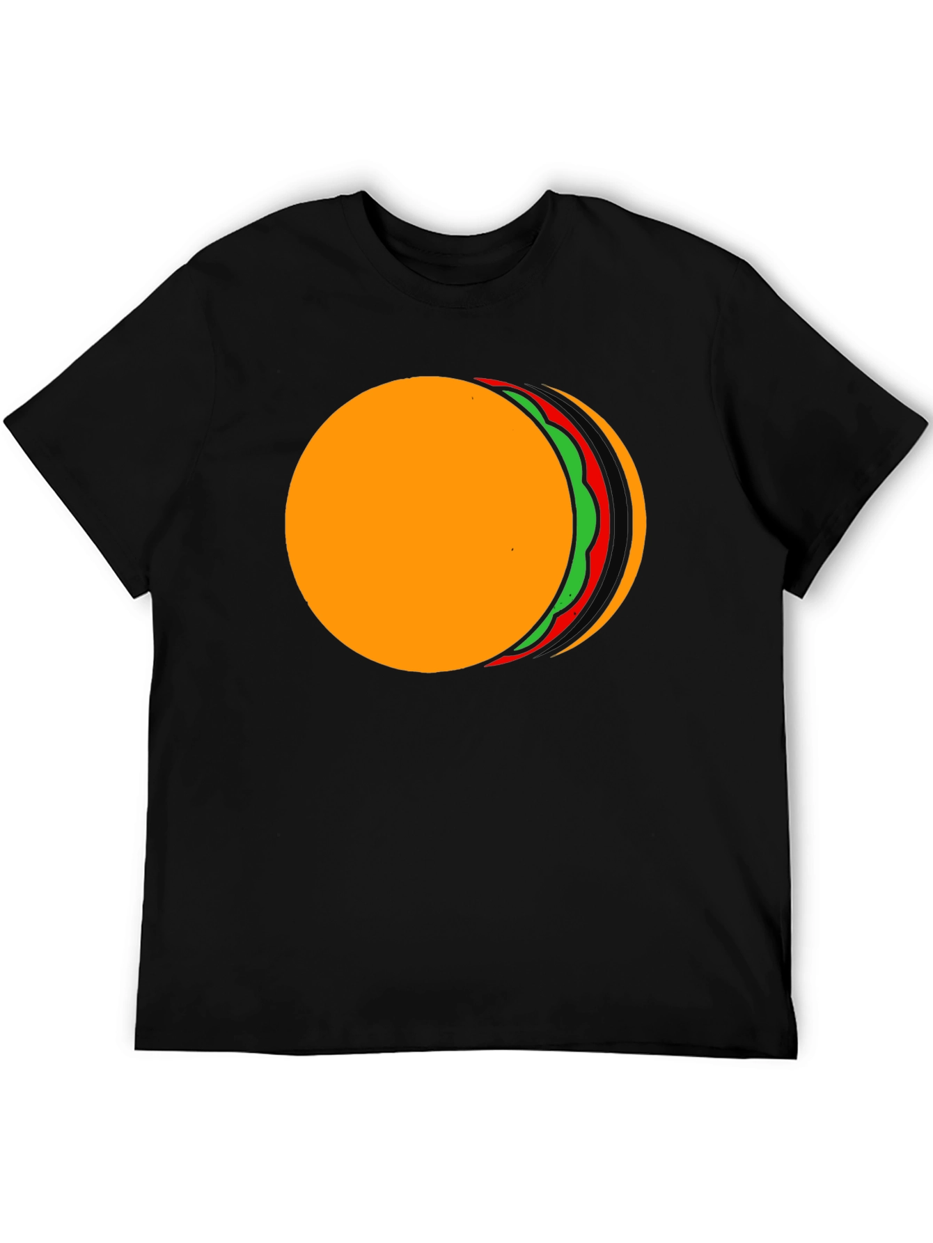 Taco Eclipse Graphic Tee - Black Cotton T-Shirt