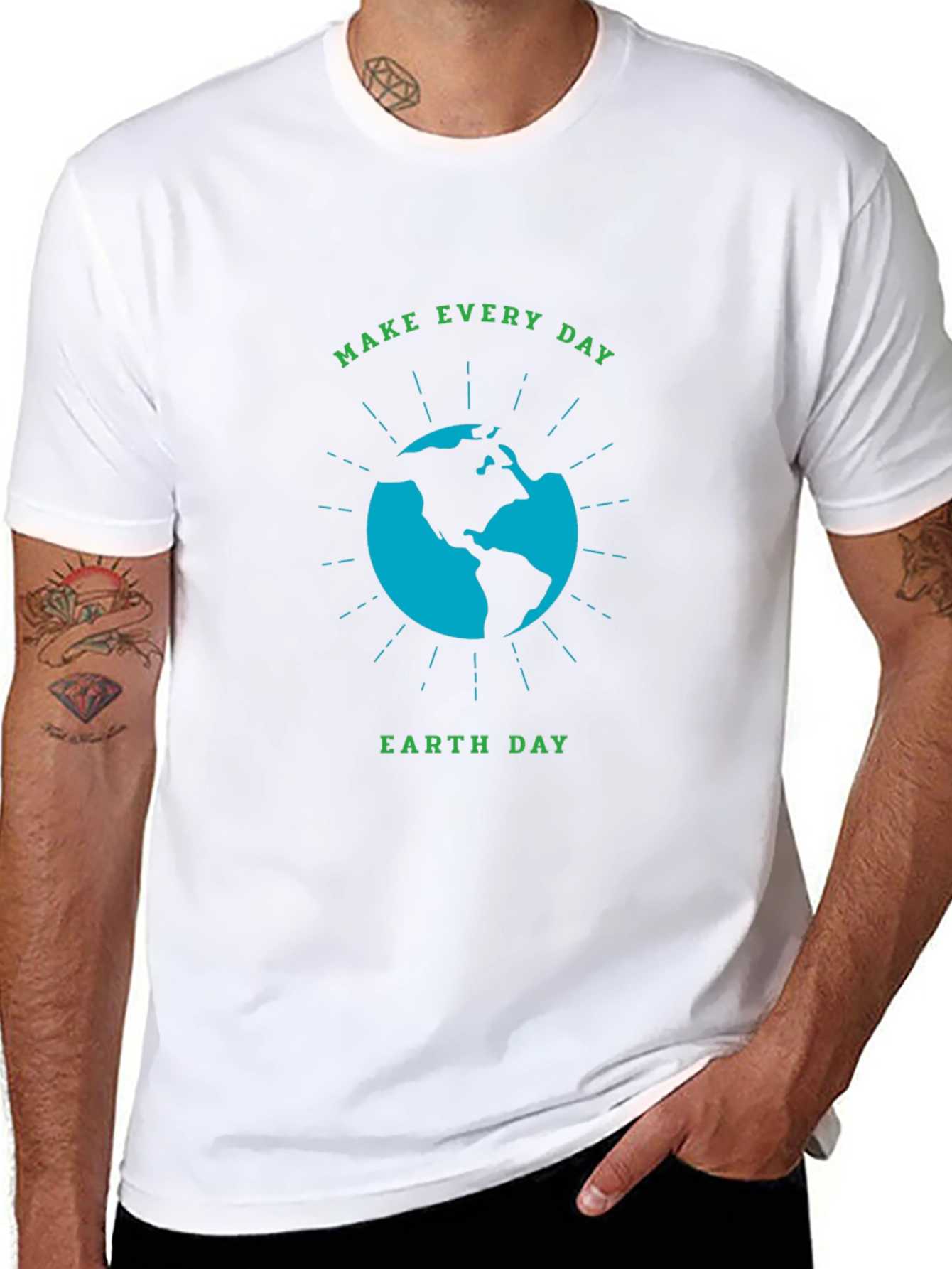 Earth Day Graphic T-Shirt - Make Every Day Count