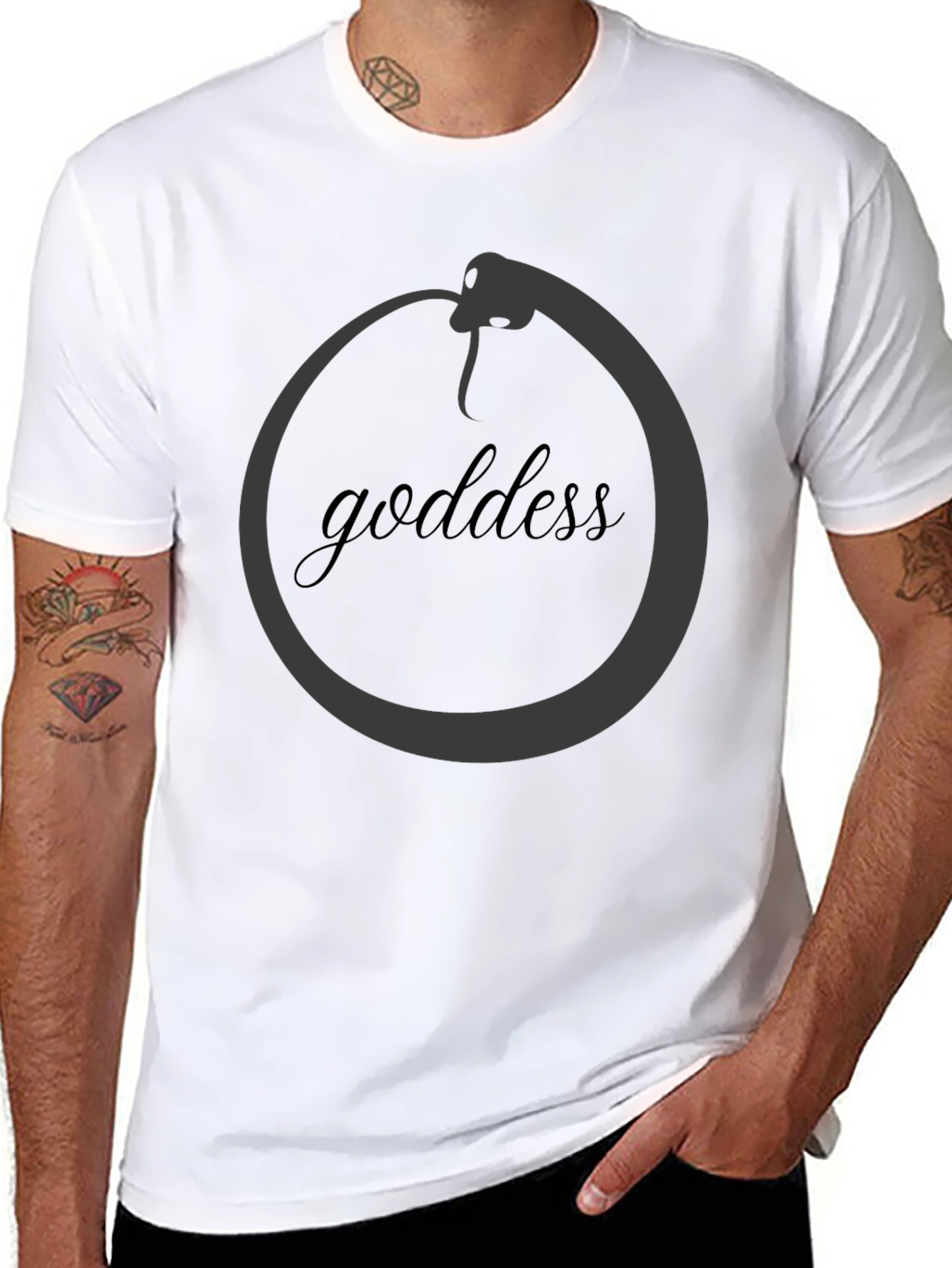 Goddess Snake Ouroboros T-Shirt