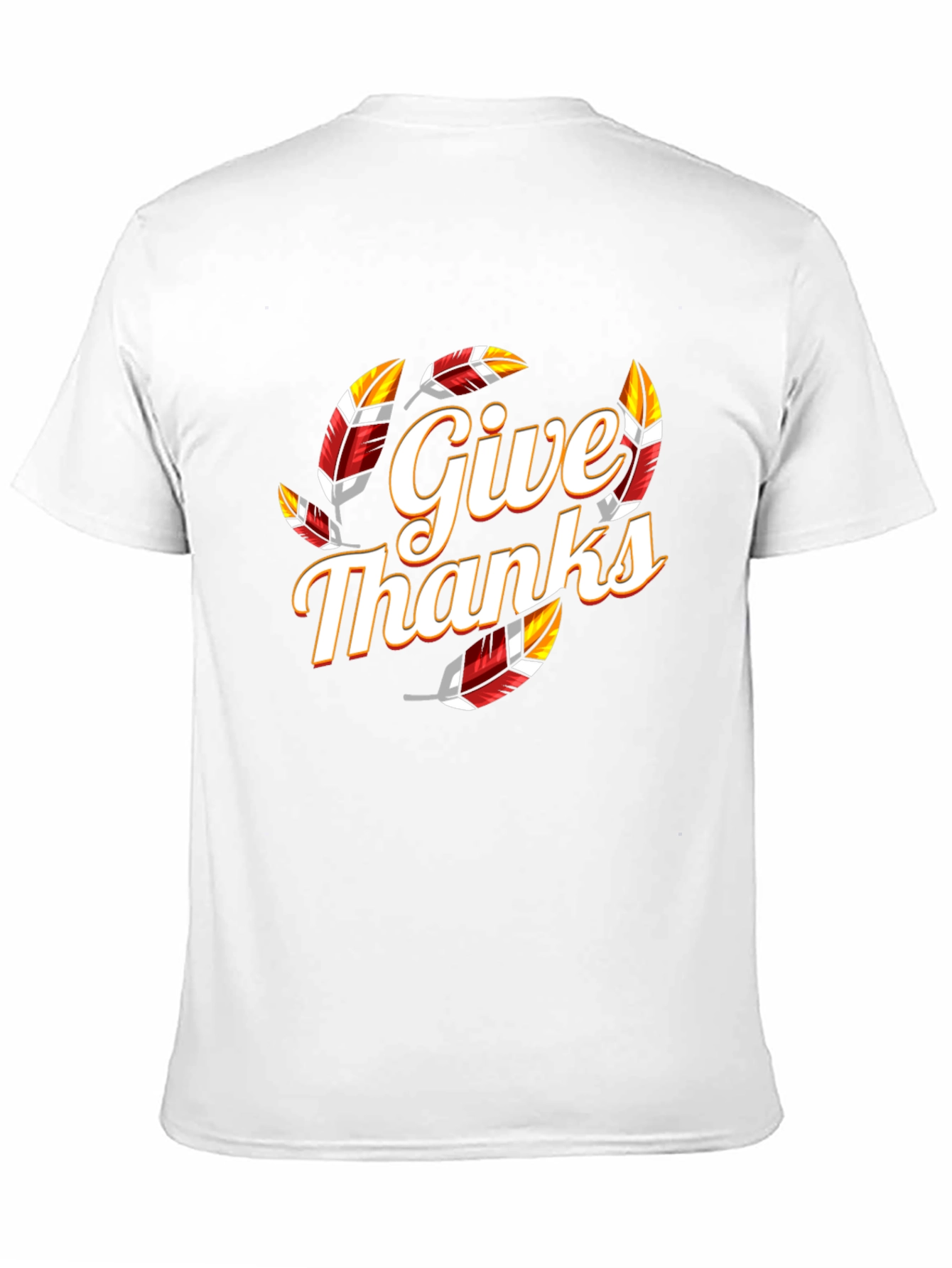 Give Thanks Graphic Tee - Festive Thanksgiving Shirt
