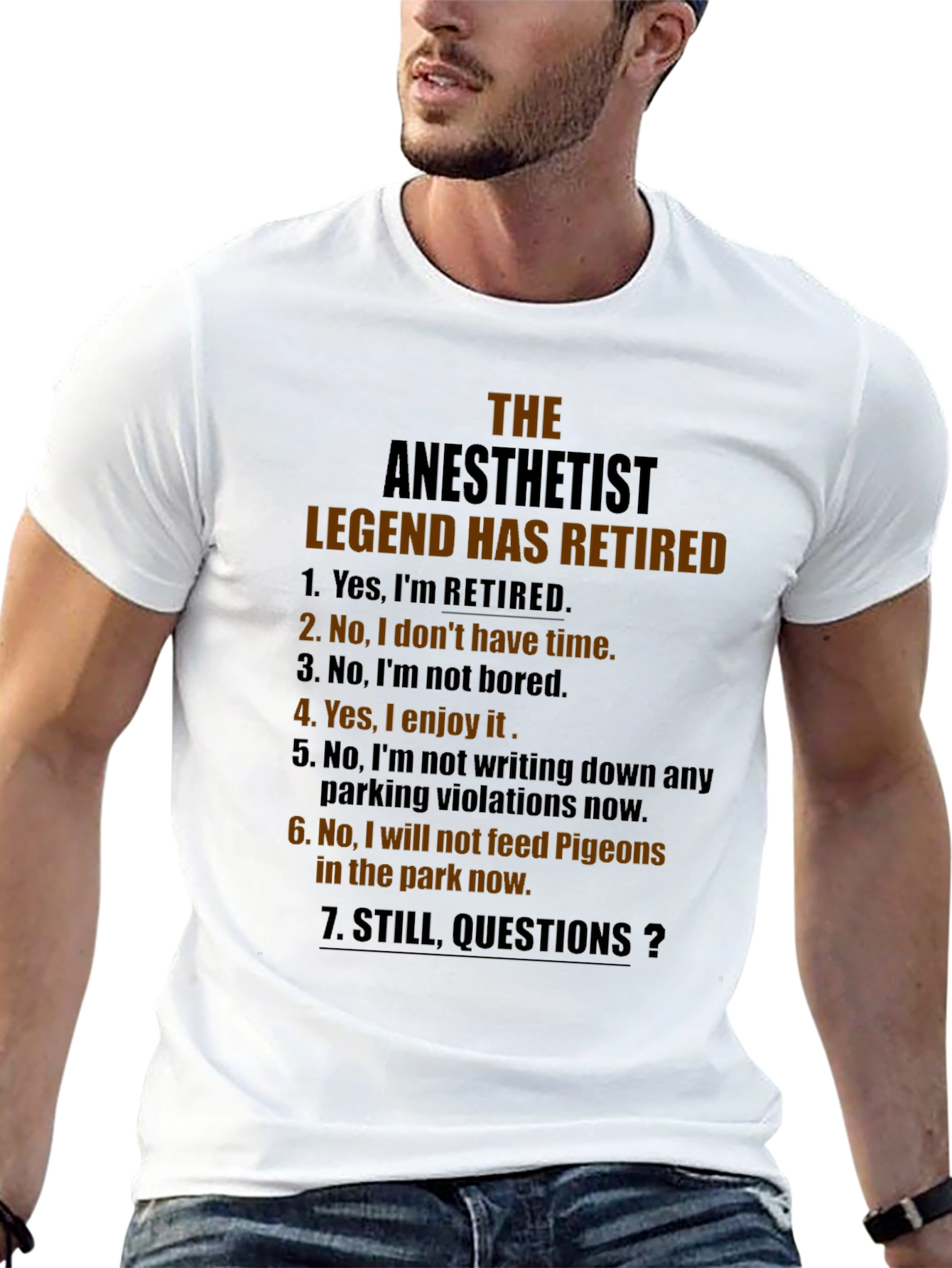 Retired Anesthetist Legend T-Shirt