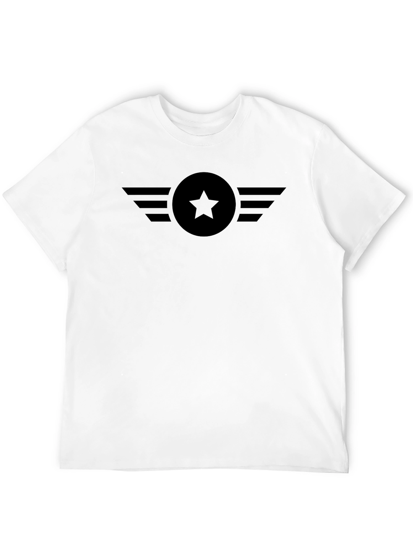 Star Emblem Black T-Shirt