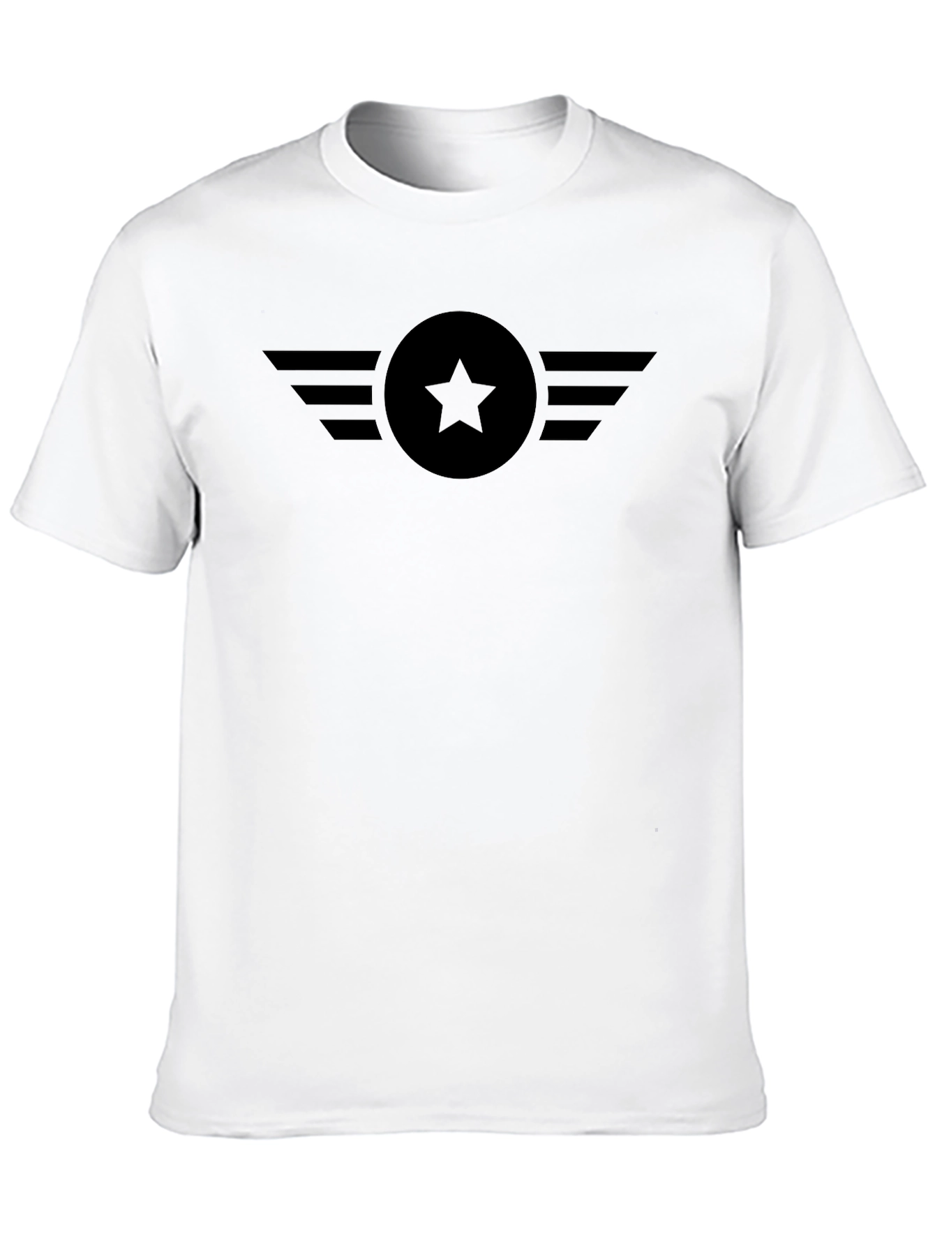 Star Emblem Black T-Shirt