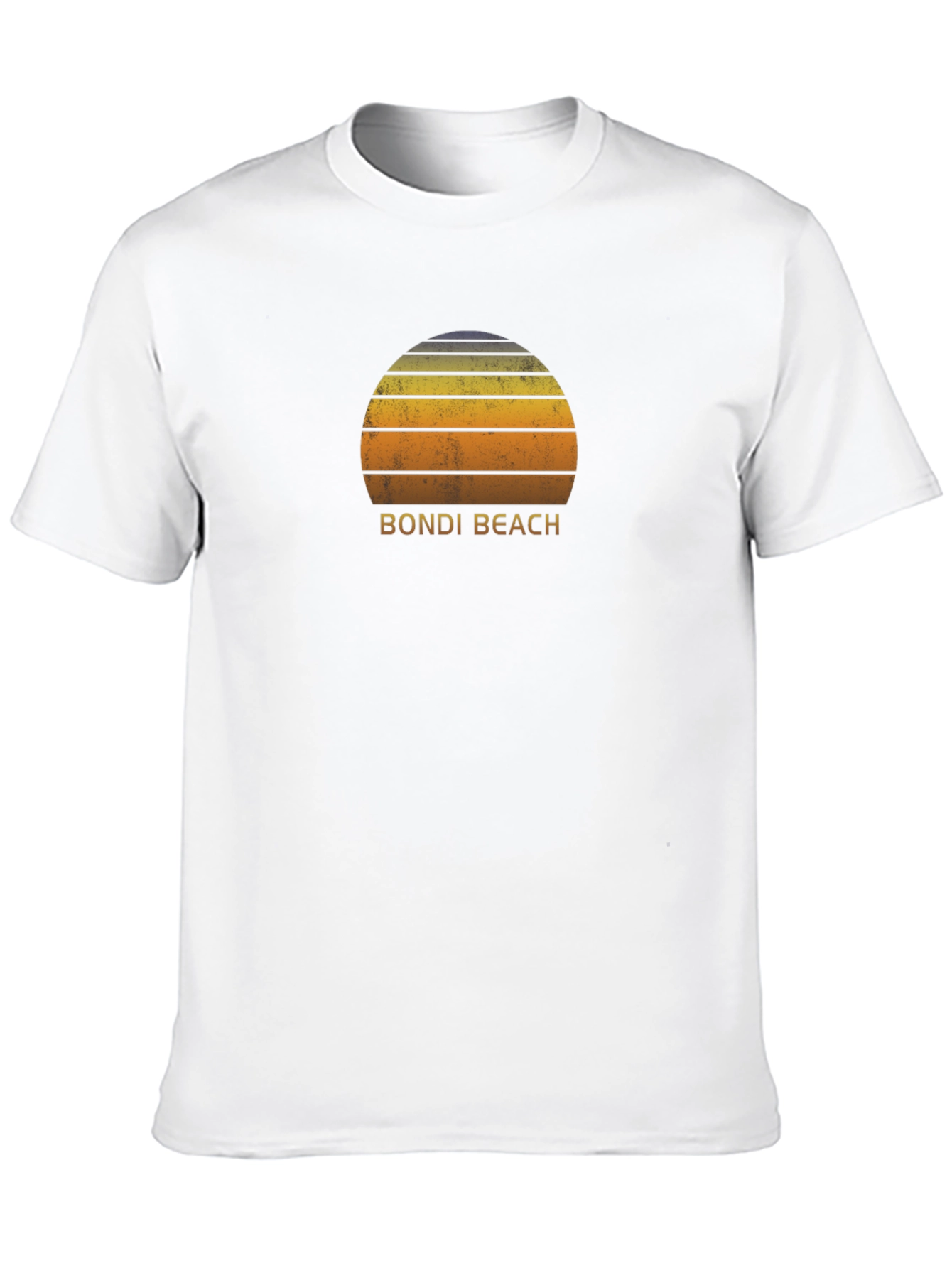 Bondi Beach Sunset Graphic Tee - Black
