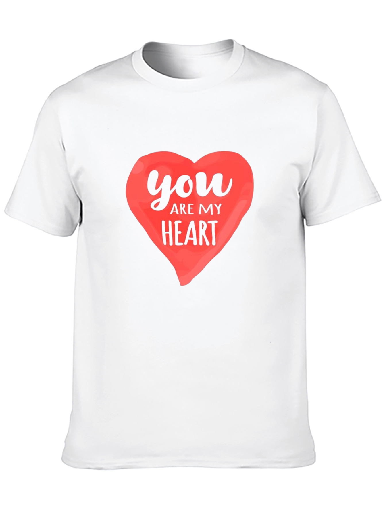 You Are My Heart Black Graphic Tee