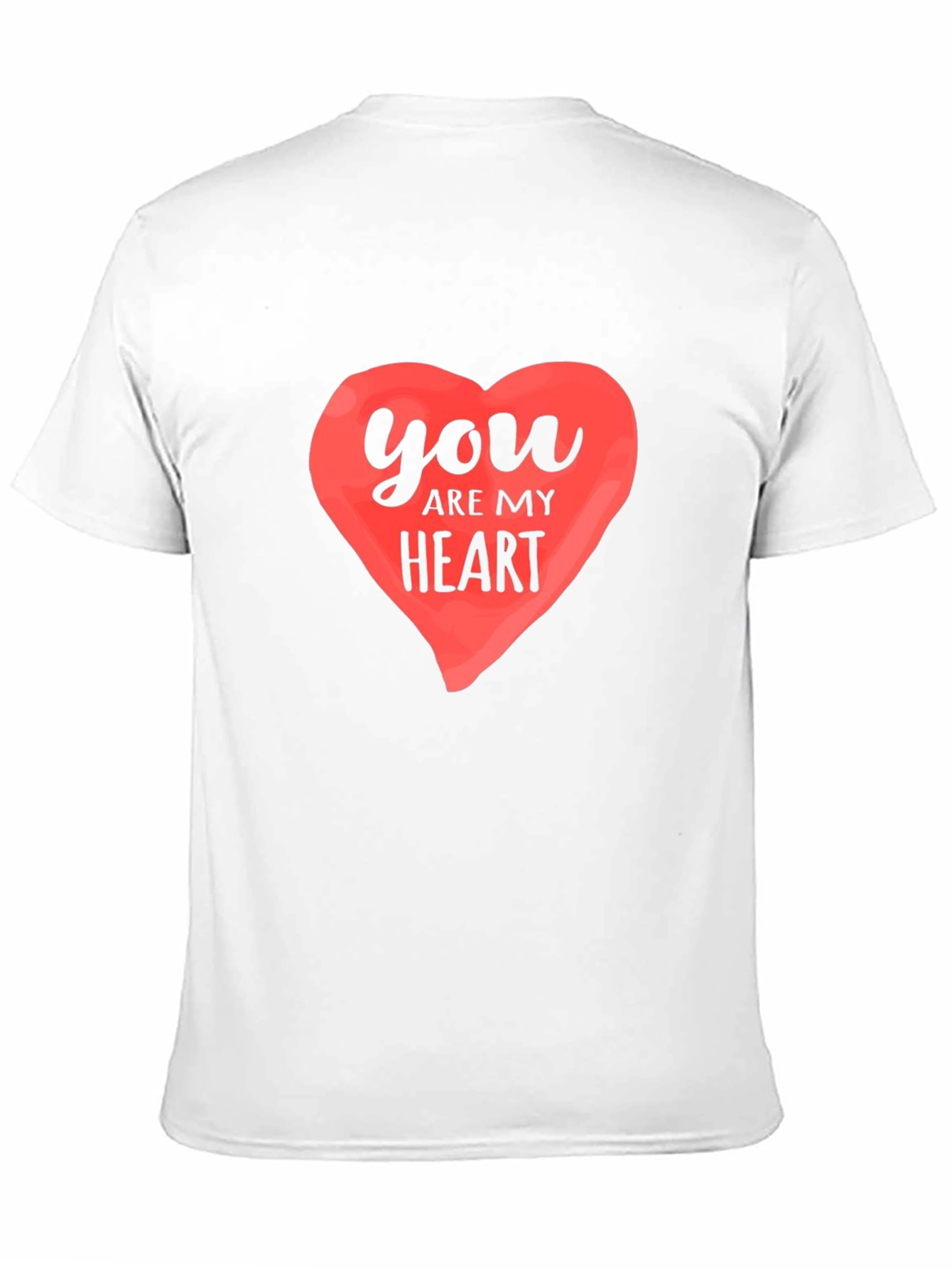 You Are My Heart Black Graphic Tee