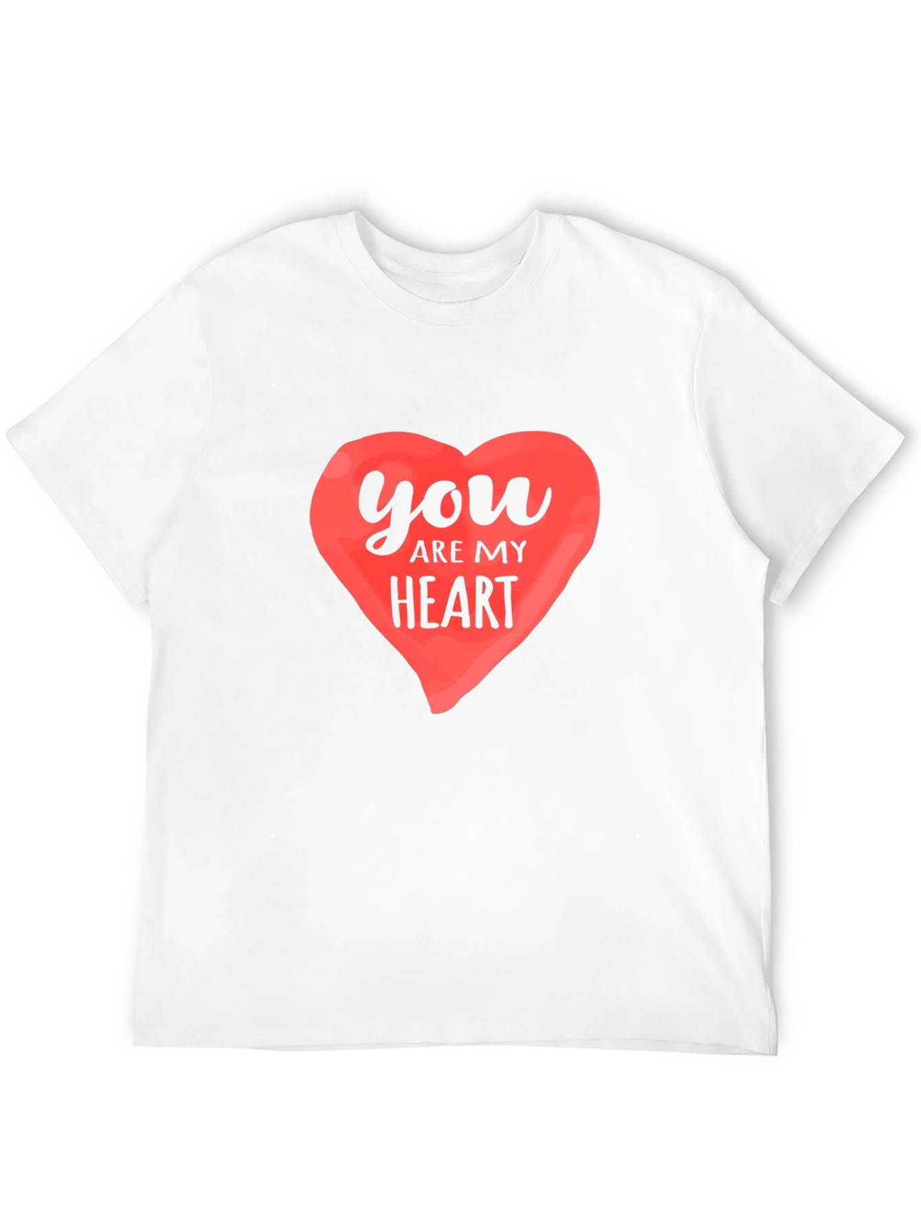 You Are My Heart Black Graphic Tee