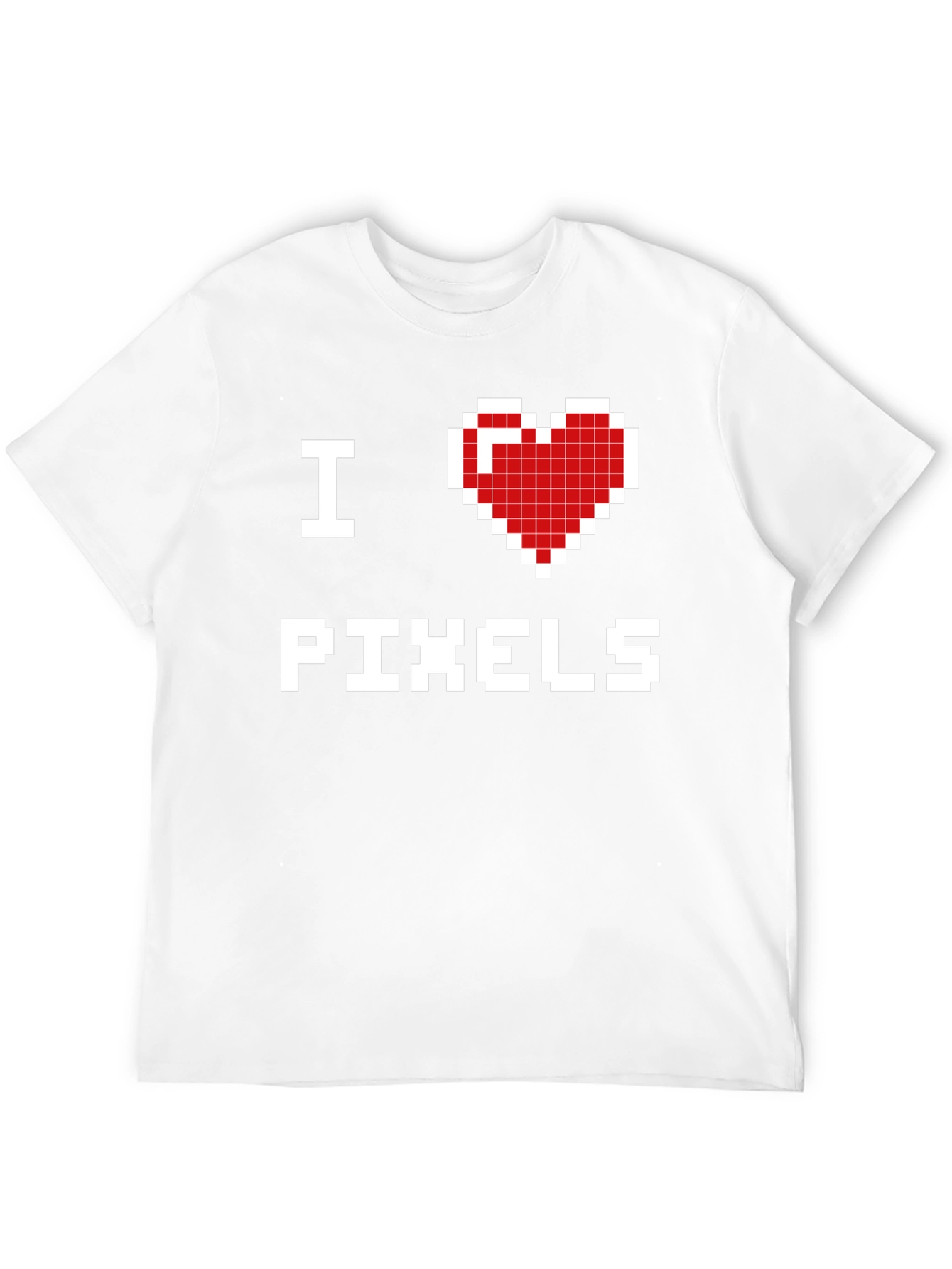 I Love Pixels Graphic T-Shirt - Gamer Tee