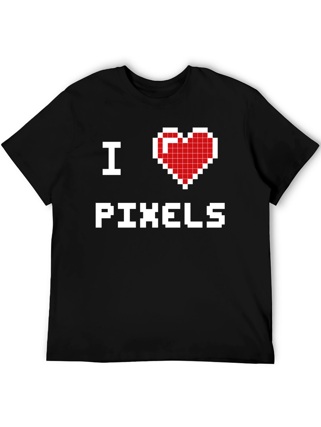 I Love Pixels Graphic T-Shirt - Gamer Tee