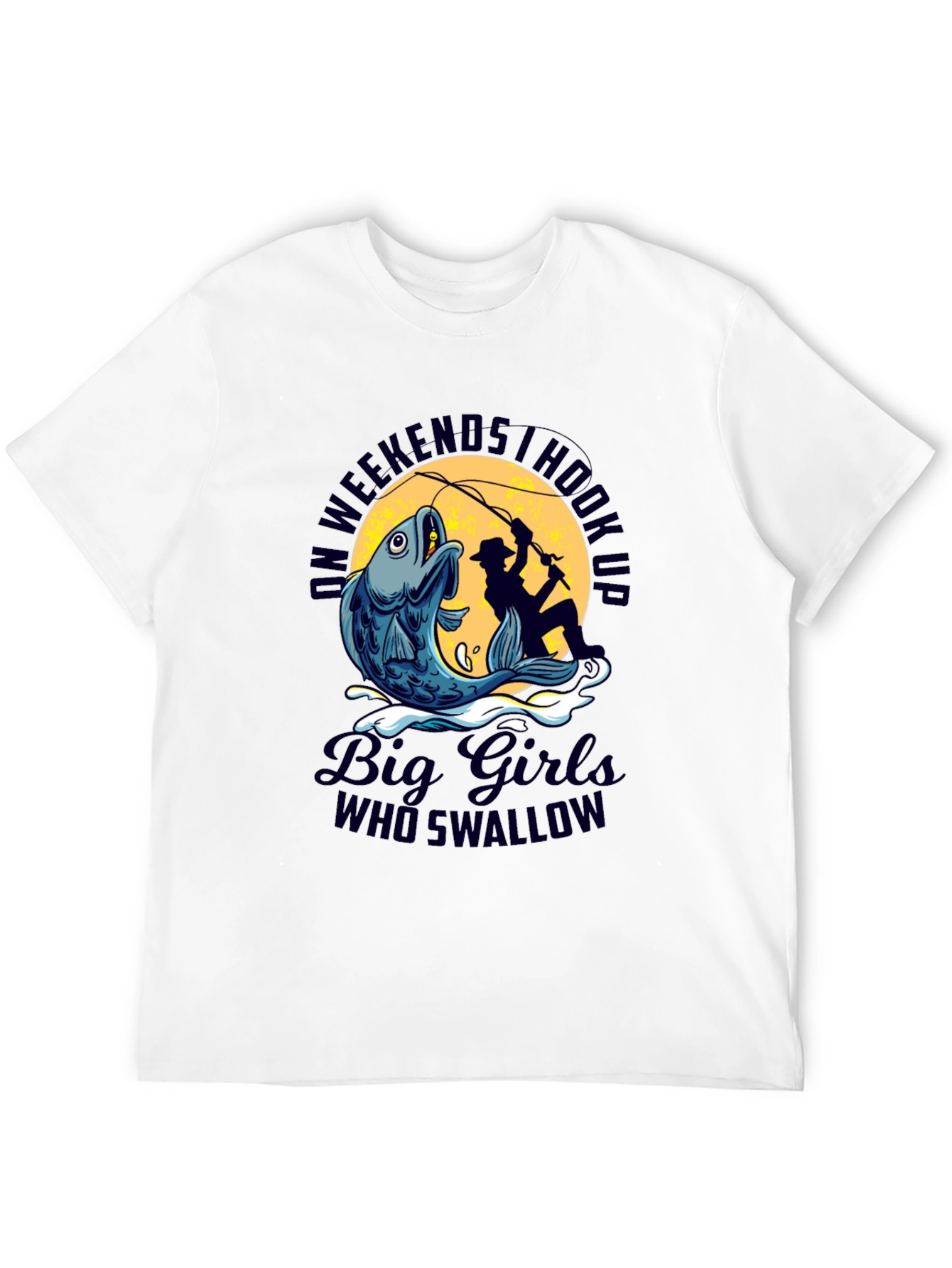 Fishing Hook Up Graphic T-Shirt