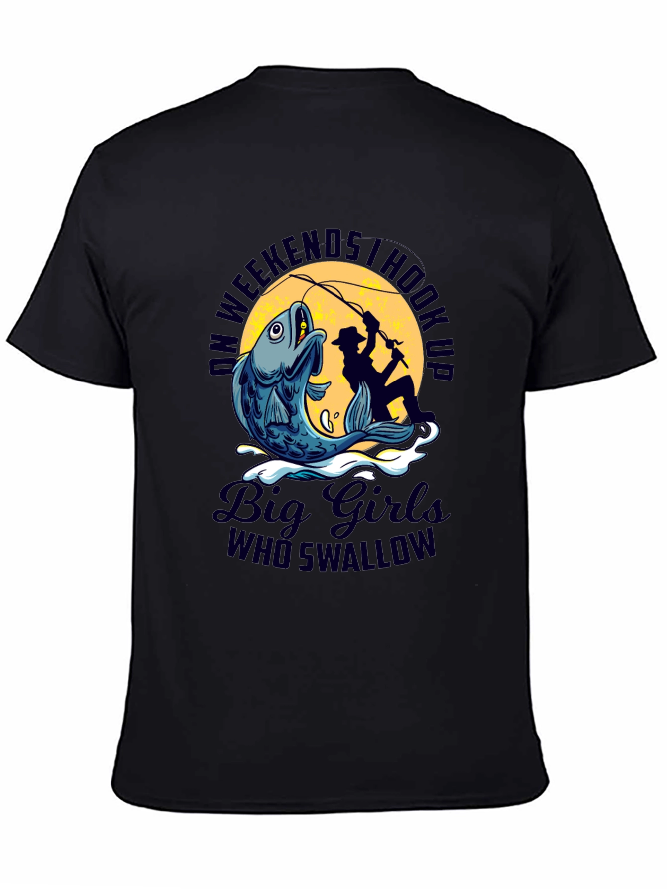 Fishing Hook Up Graphic T-Shirt