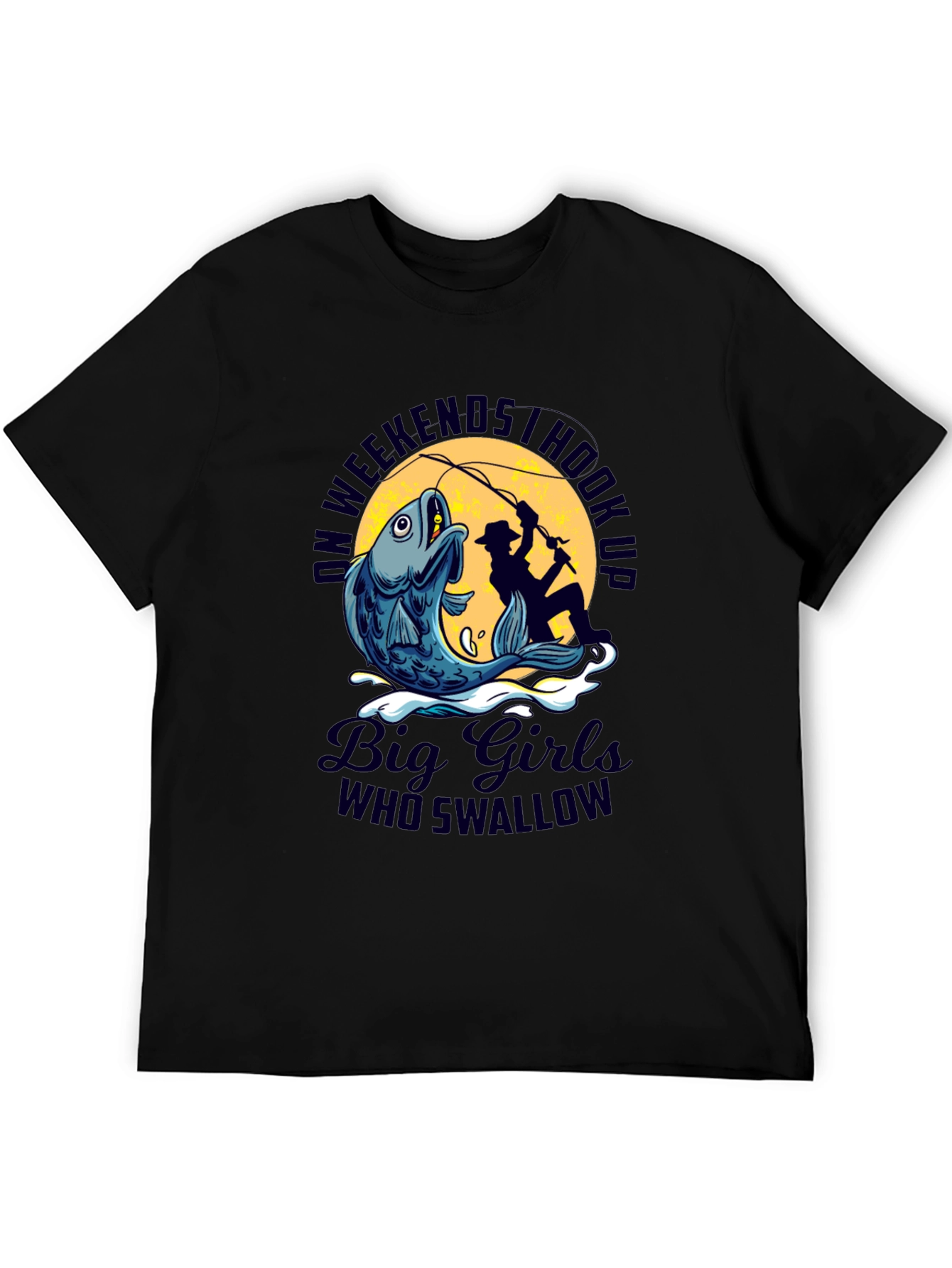 Fishing Hook Up Graphic T-Shirt