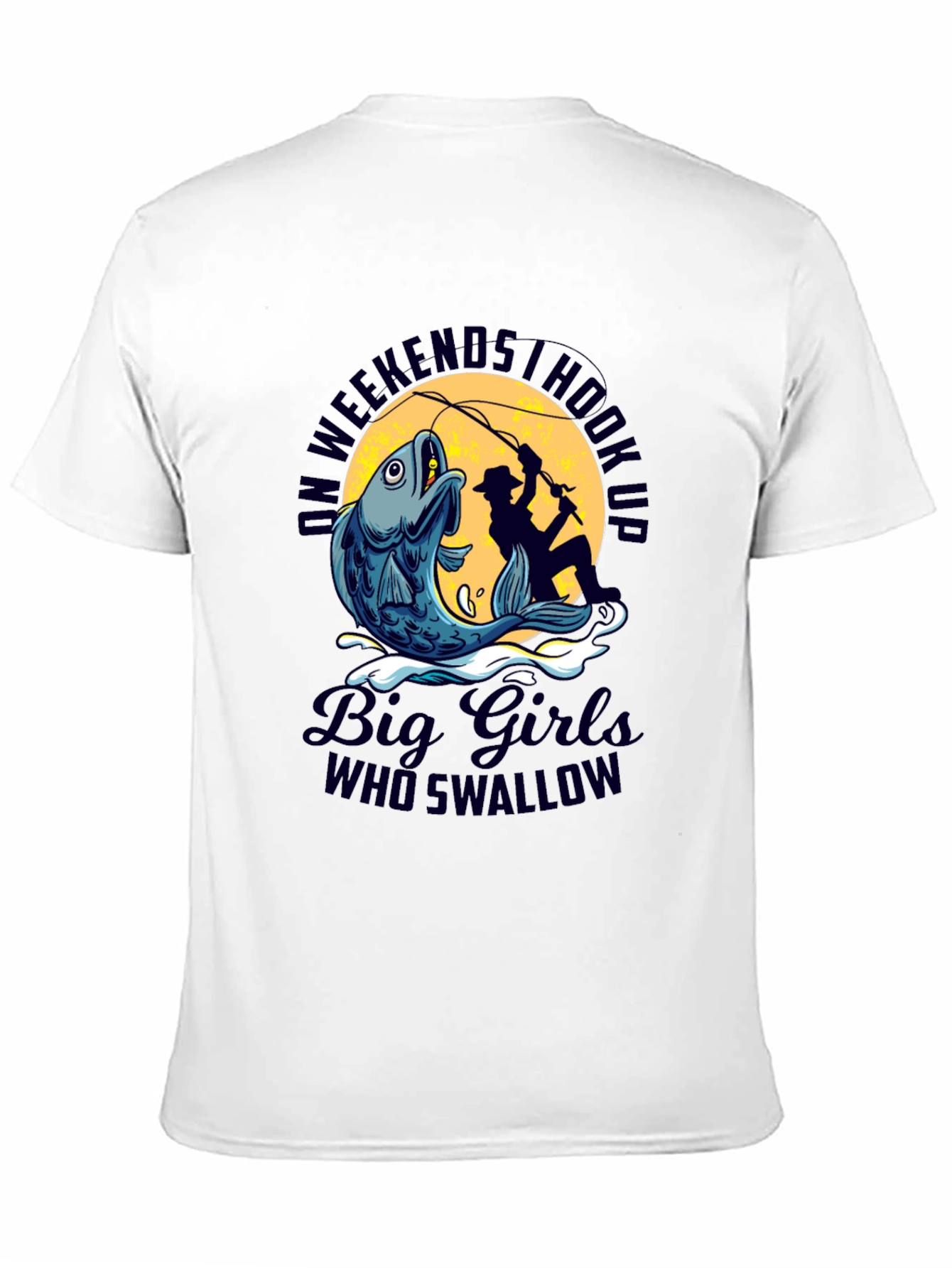 Fishing Hook Up Graphic T-Shirt