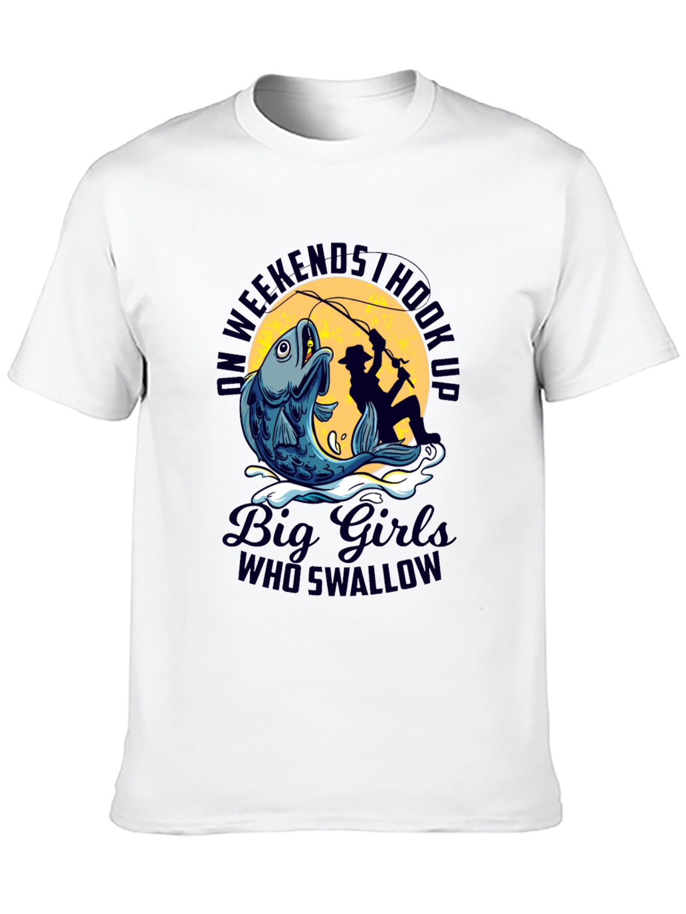Fishing Hook Up Graphic T-Shirt