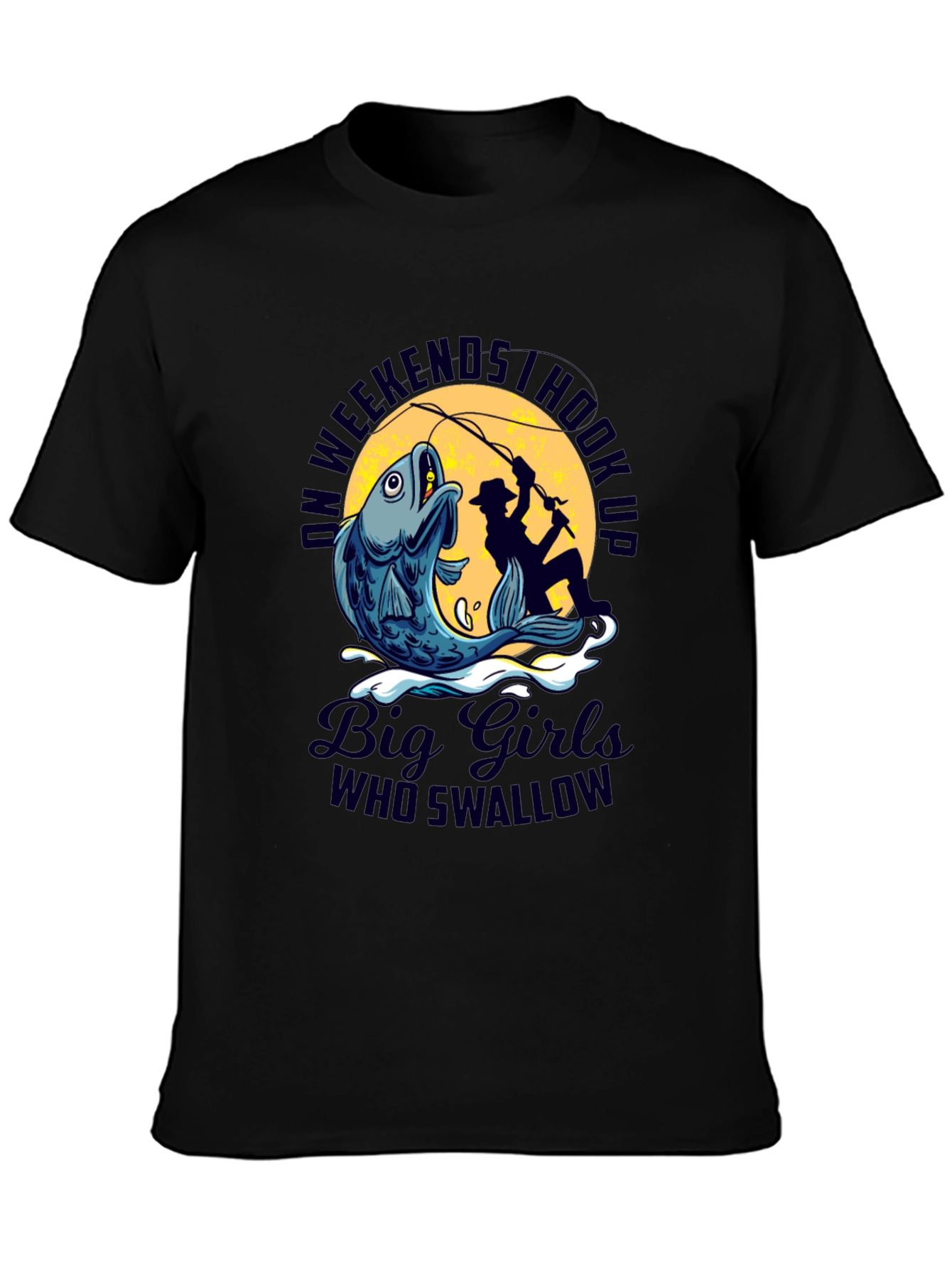 Fishing Hook Up Graphic T-Shirt