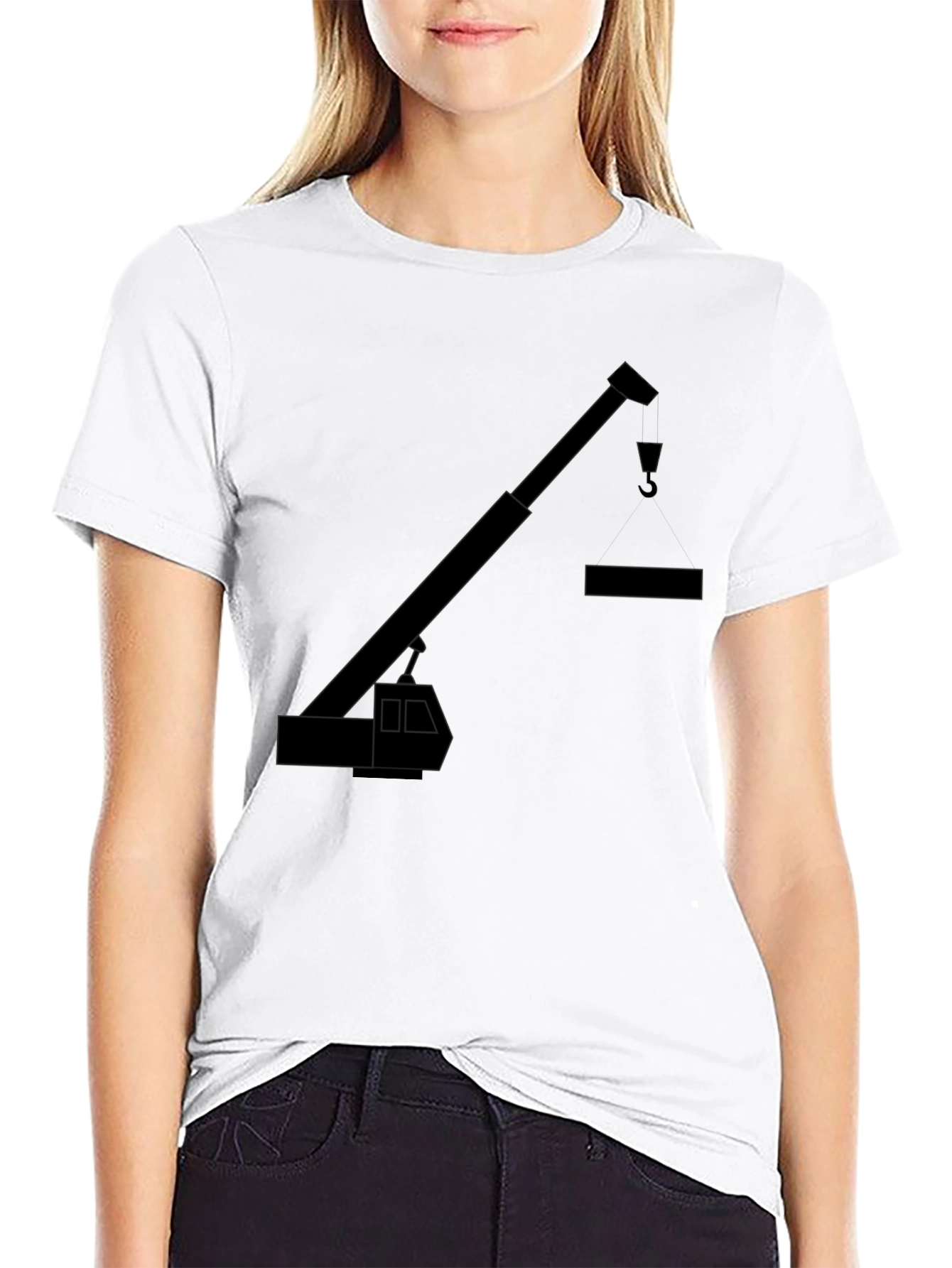 Crane Graphic Tee - Heavy Equipment Operator Shirt