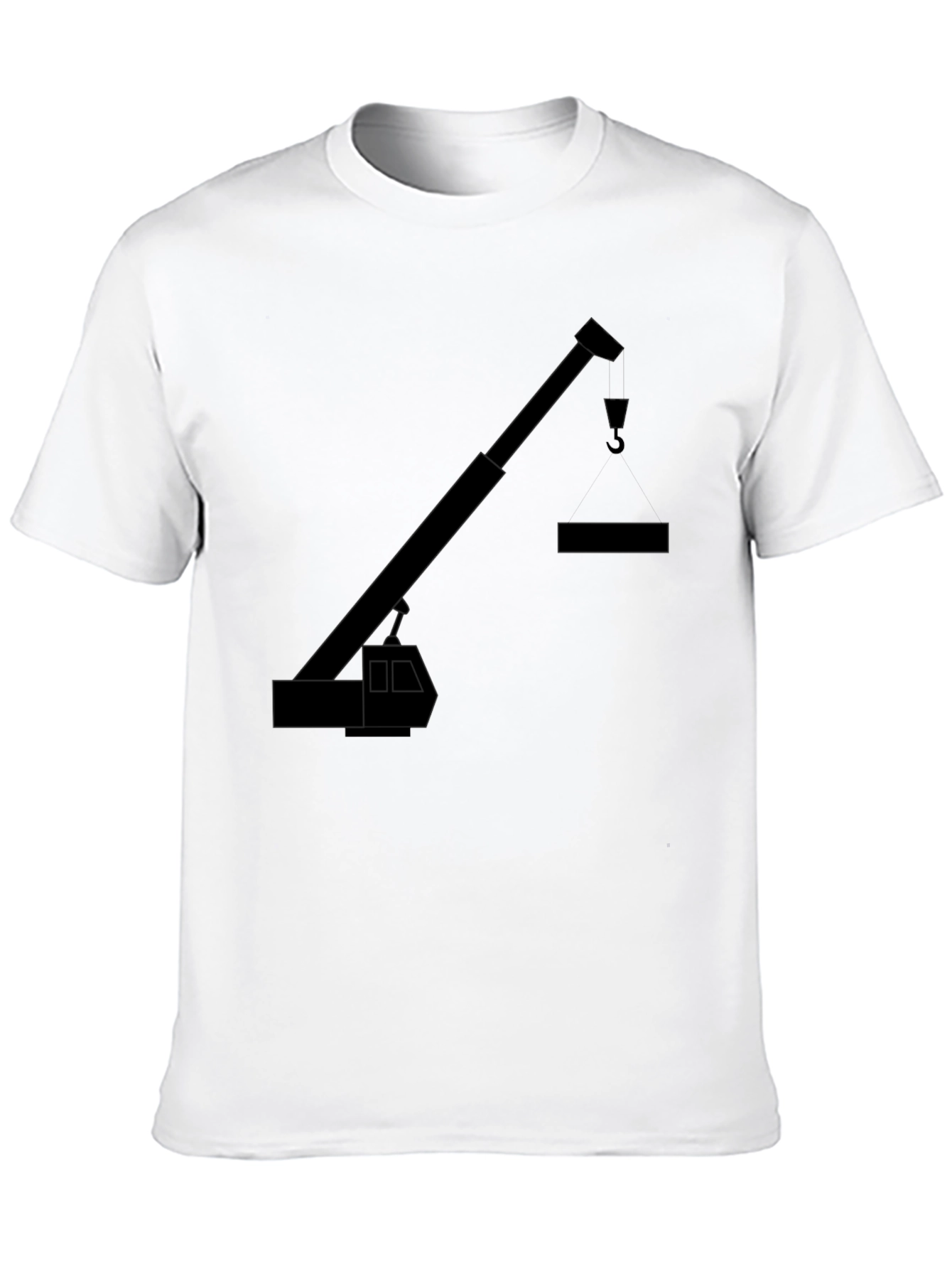 Crane Graphic Tee - Heavy Equipment Operator Shirt