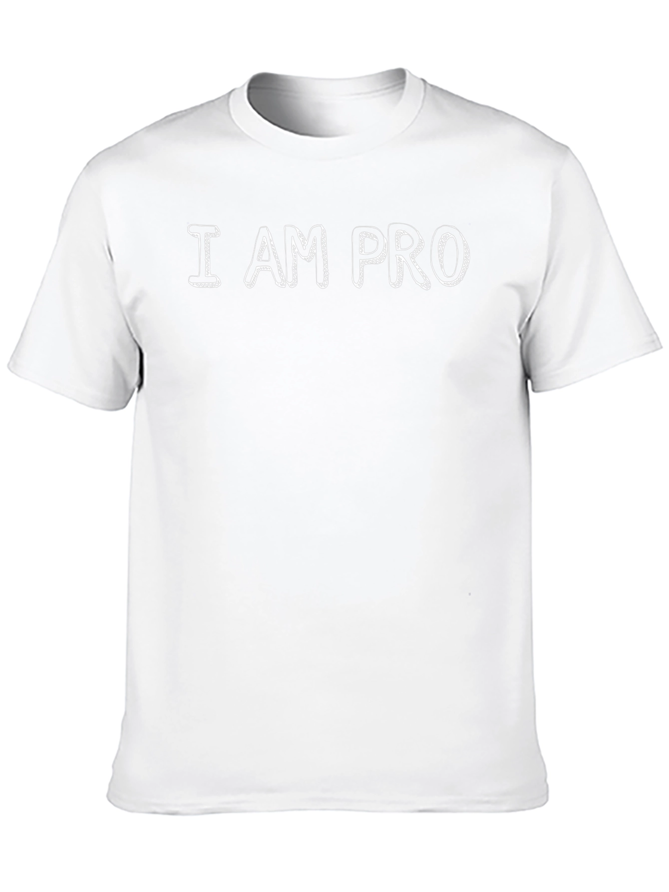 I AM PRO Graphic Tee - Black Casual T-Shirt