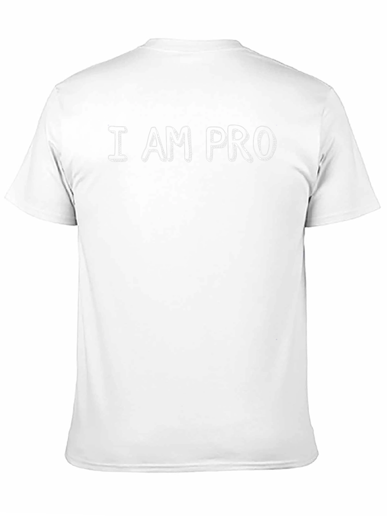 I AM PRO Graphic Tee - Black Casual T-Shirt