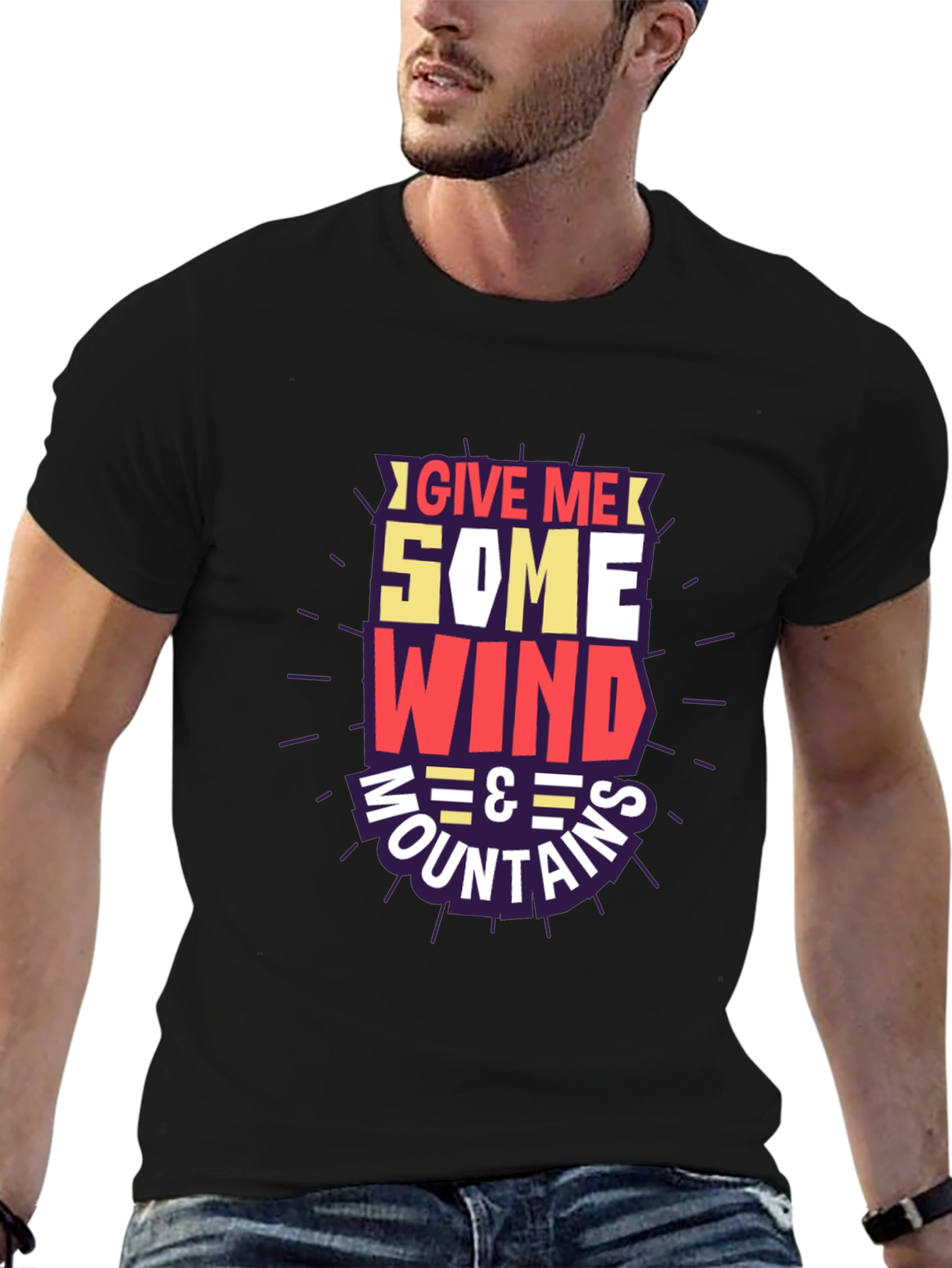 Give Me Some Wind & Mountains Graphic Tee