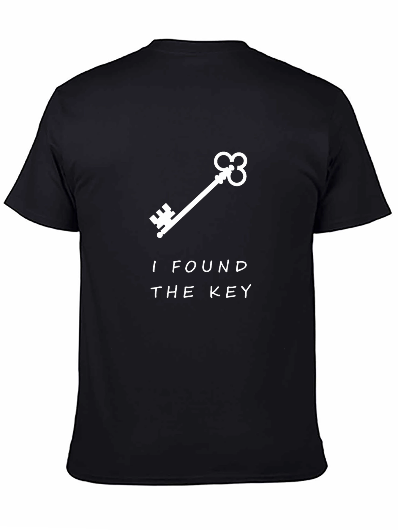 I Found The Key Graphic T-Shirt - Black
