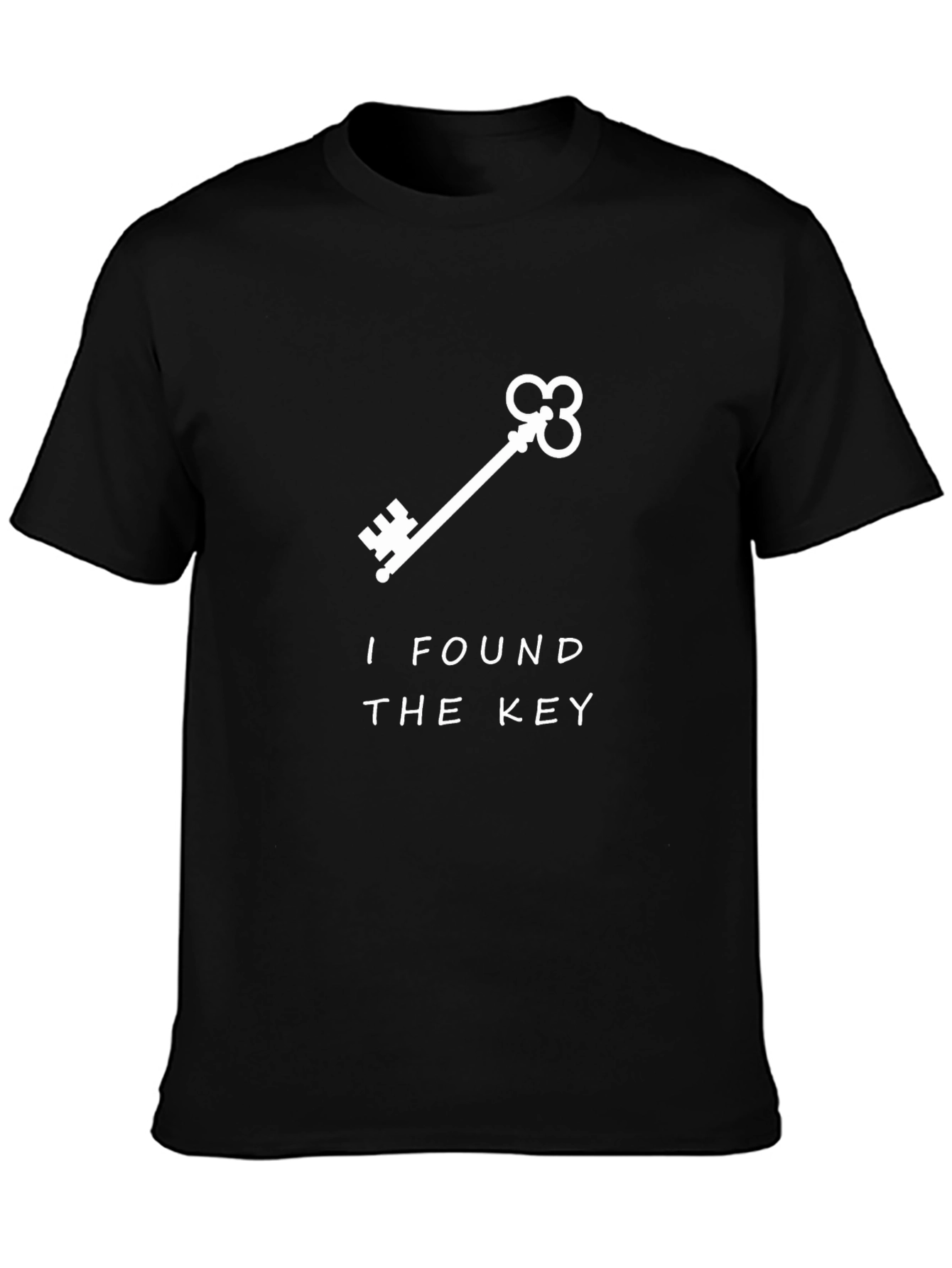 I Found The Key Graphic T-Shirt - Black