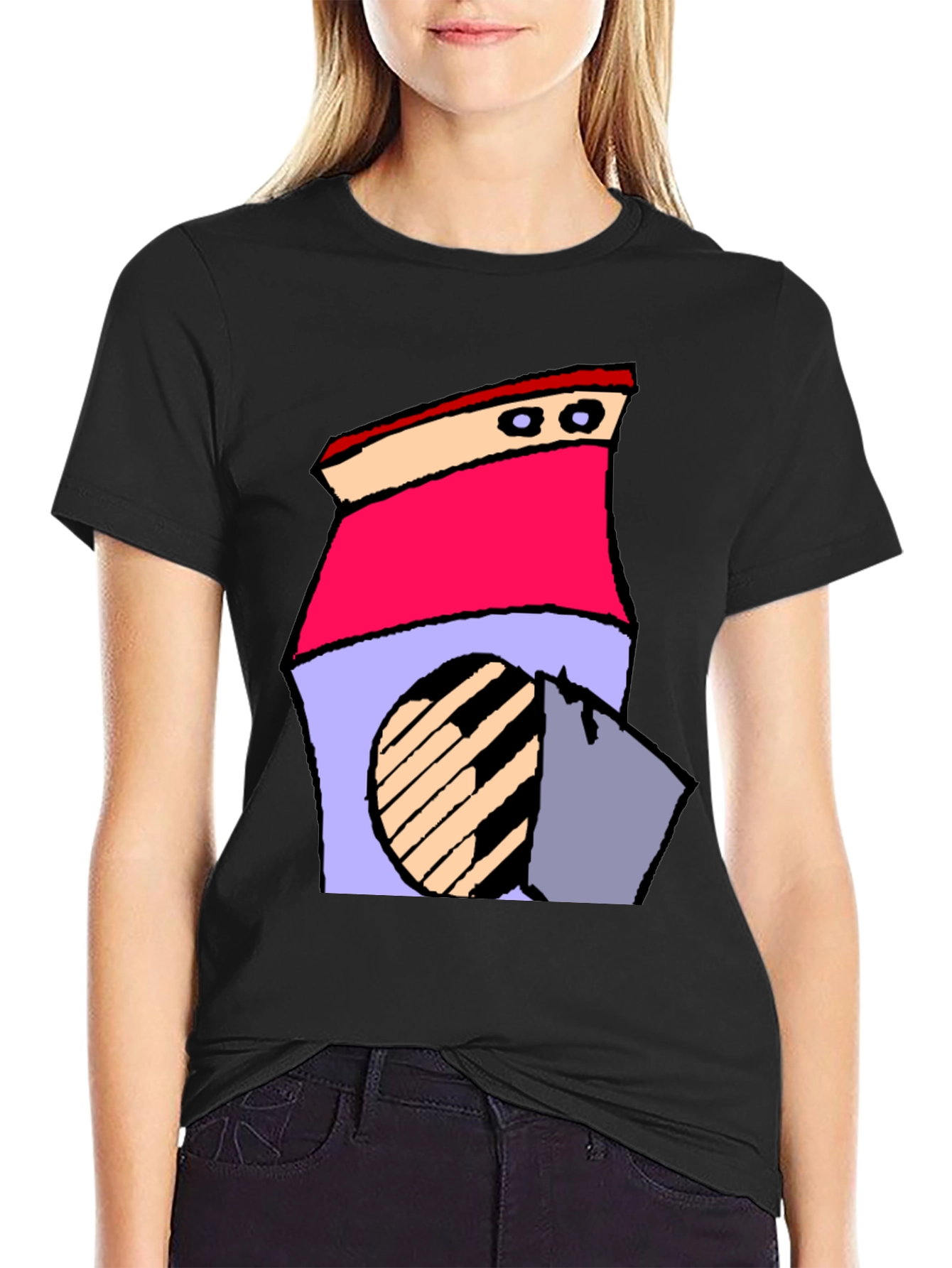 Retro Cartoon Washing Machine T-Shirt