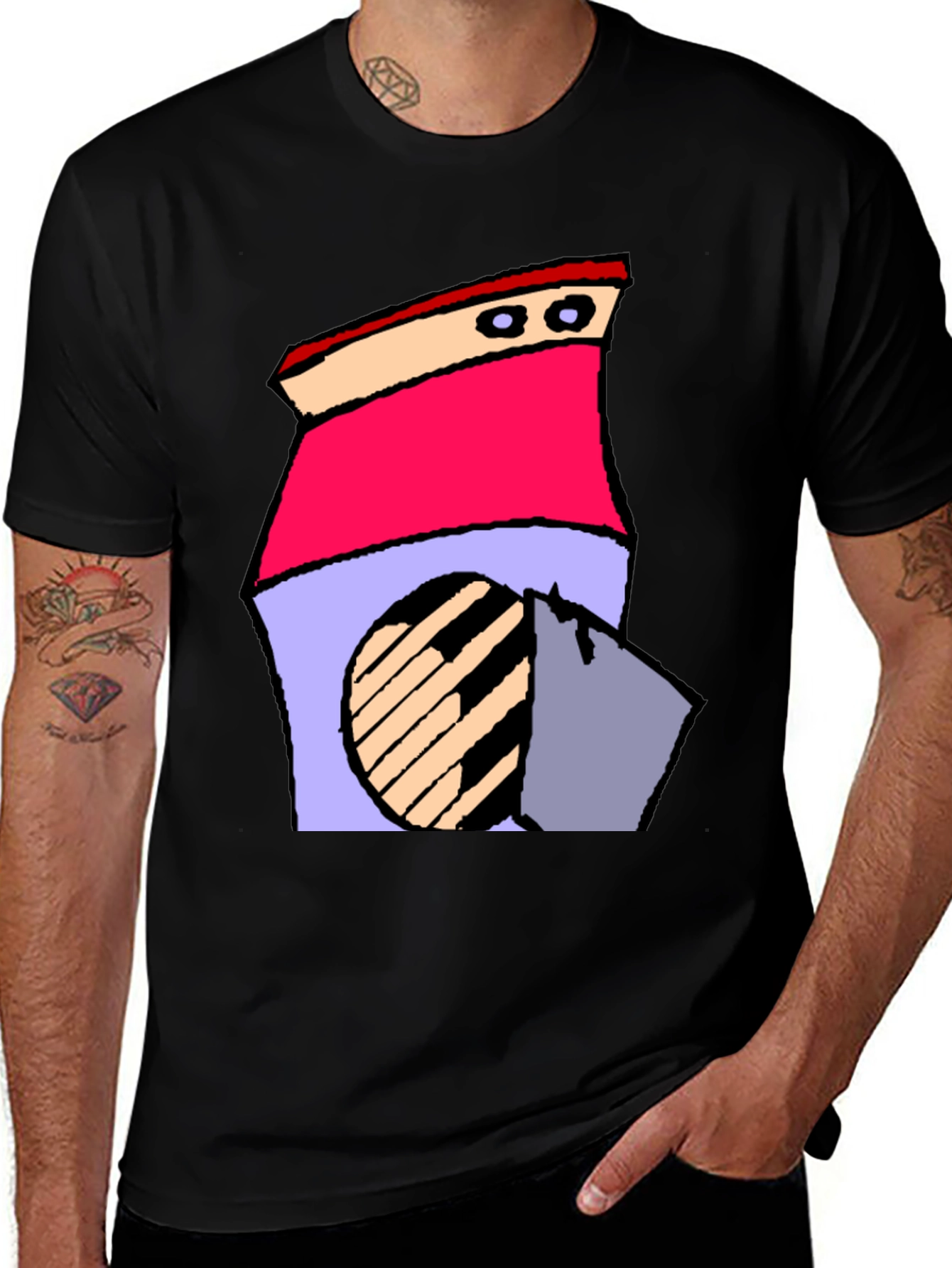 Retro Cartoon Washing Machine T-Shirt