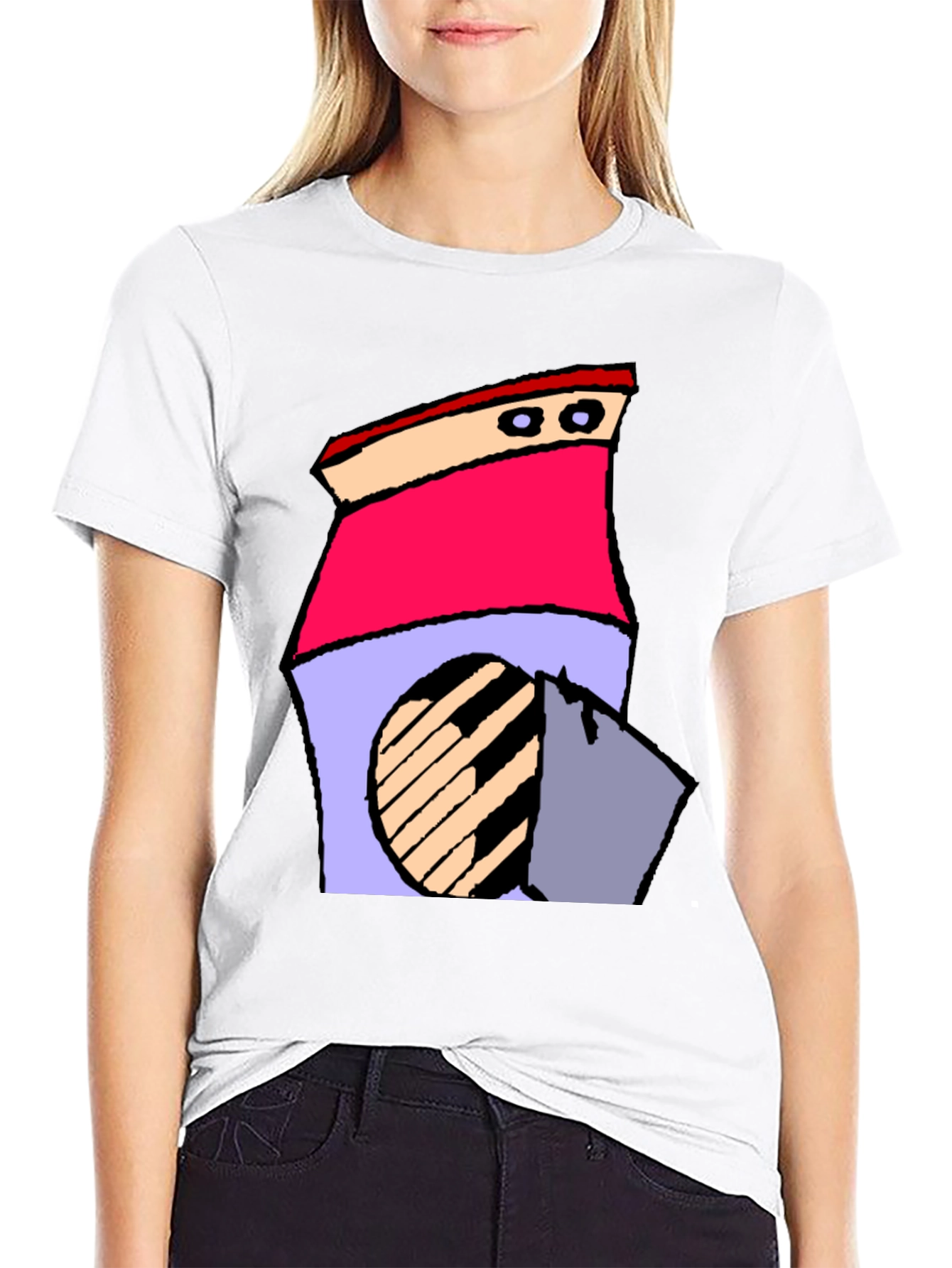 Retro Cartoon Washing Machine T-Shirt