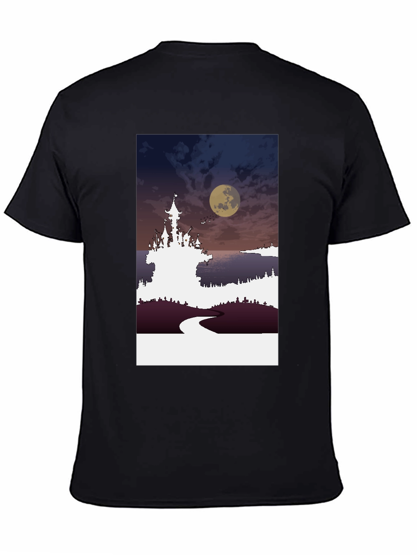 Moonlit Castle Graphic Tee