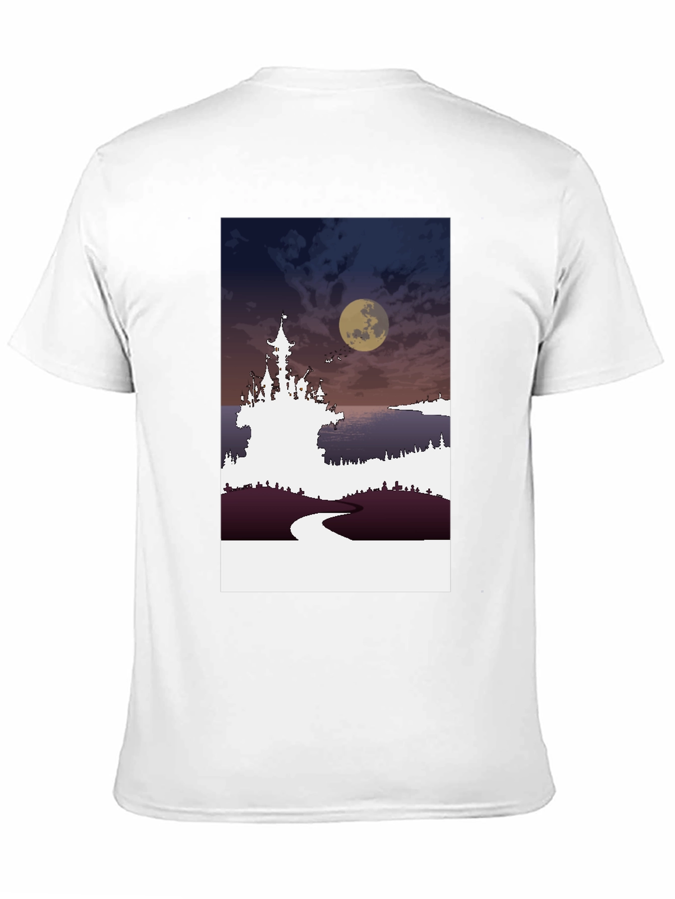 Moonlit Castle Graphic Tee