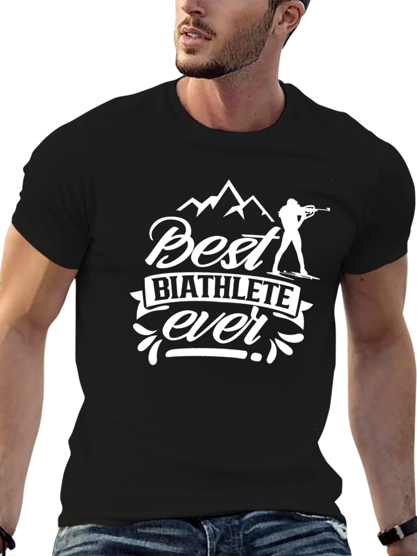 Best Biathlete Ever Graphic T-Shirt