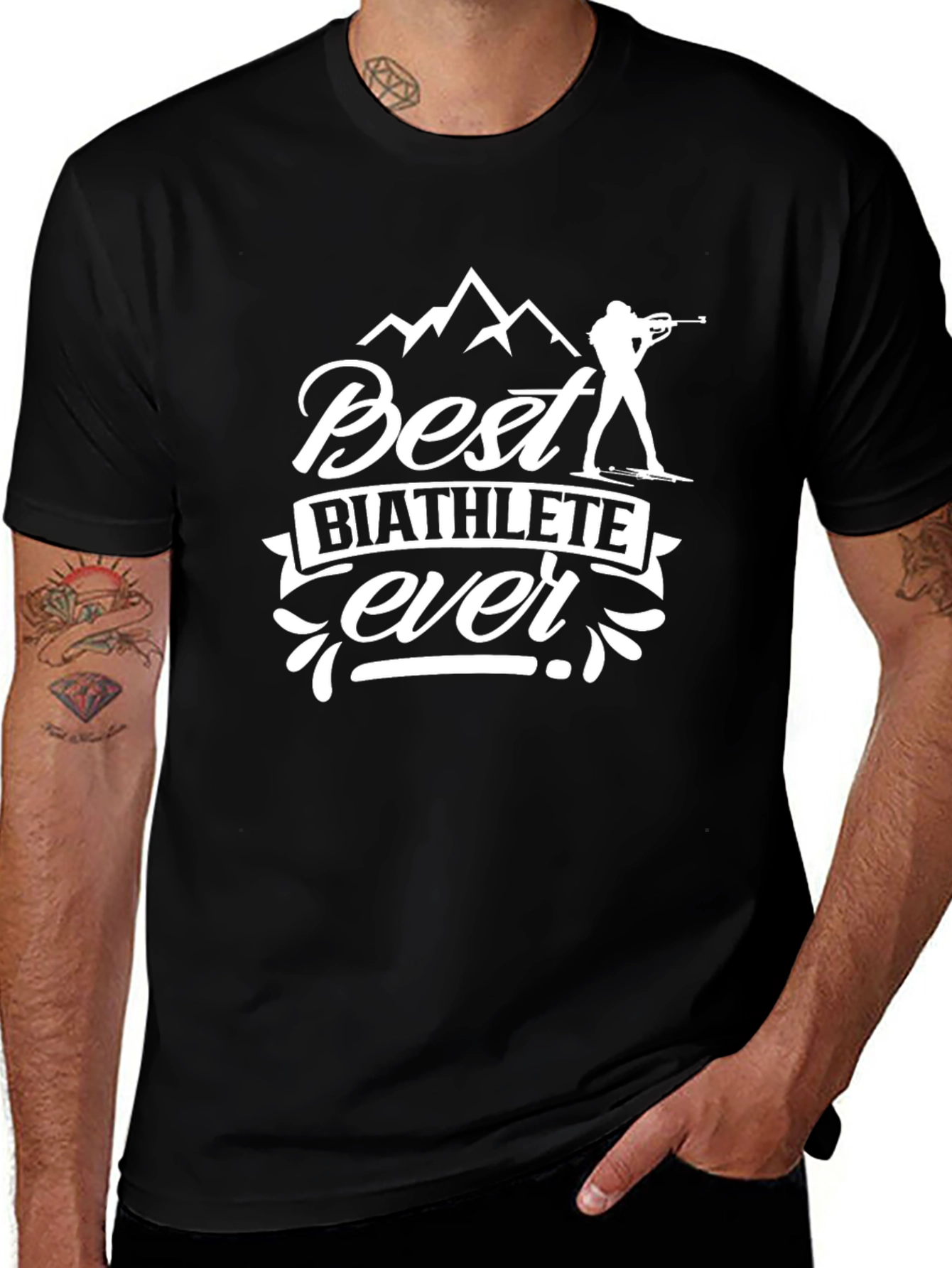 Best Biathlete Ever Graphic T-Shirt
