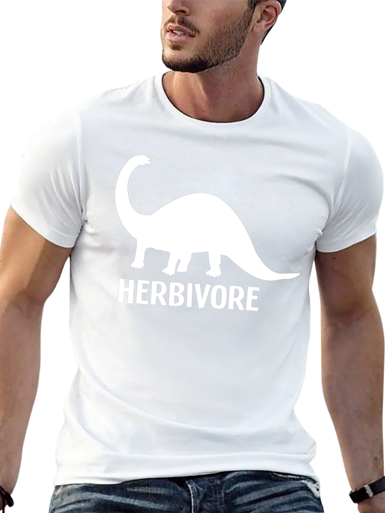 Herbivore Dinosaur T-Shirt - Black