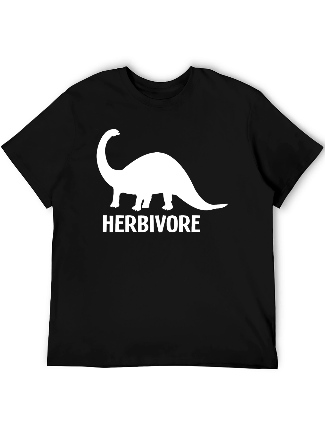 Herbivore Dinosaur T-Shirt - Black
