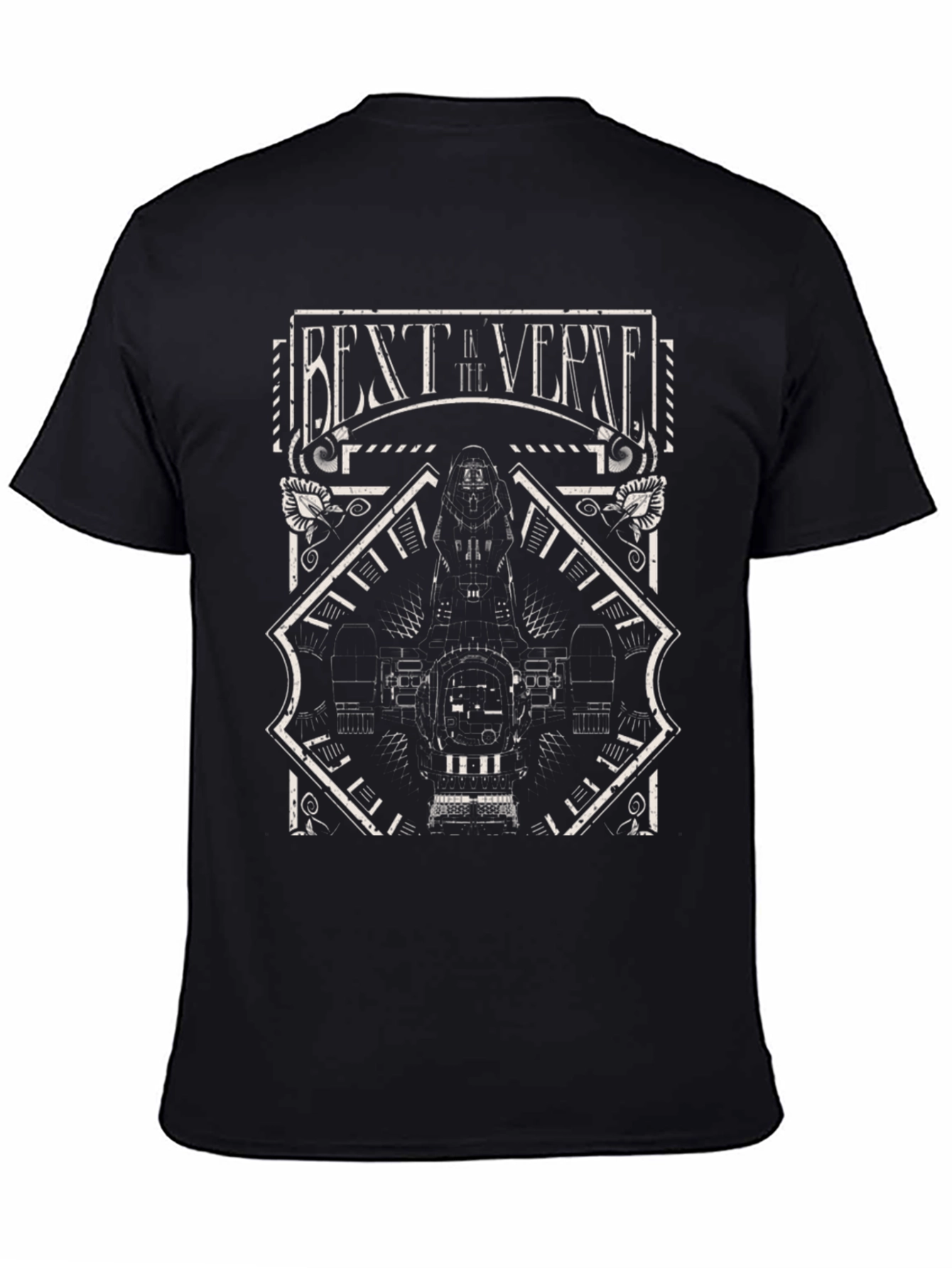 Best Verse Graphic T-Shirt - Black Cotton Tee