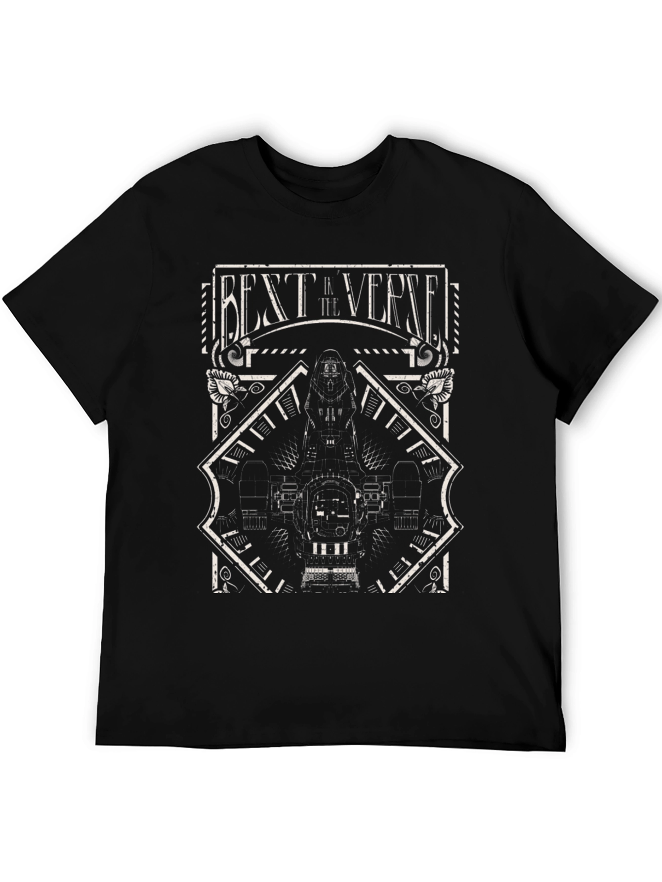 Best Verse Graphic T-Shirt - Black Cotton Tee