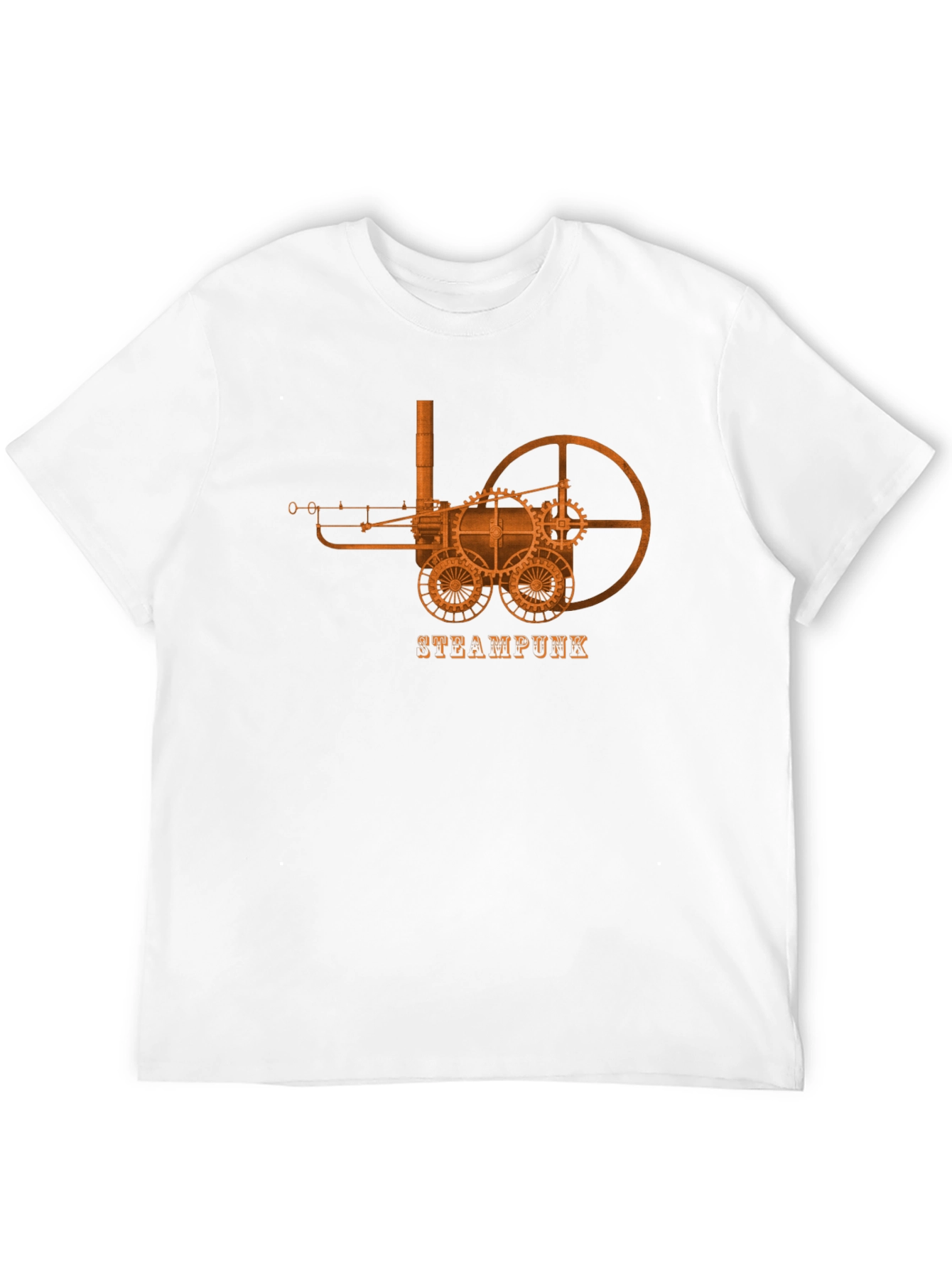 Steampunk Machine Graphic Tee - Black