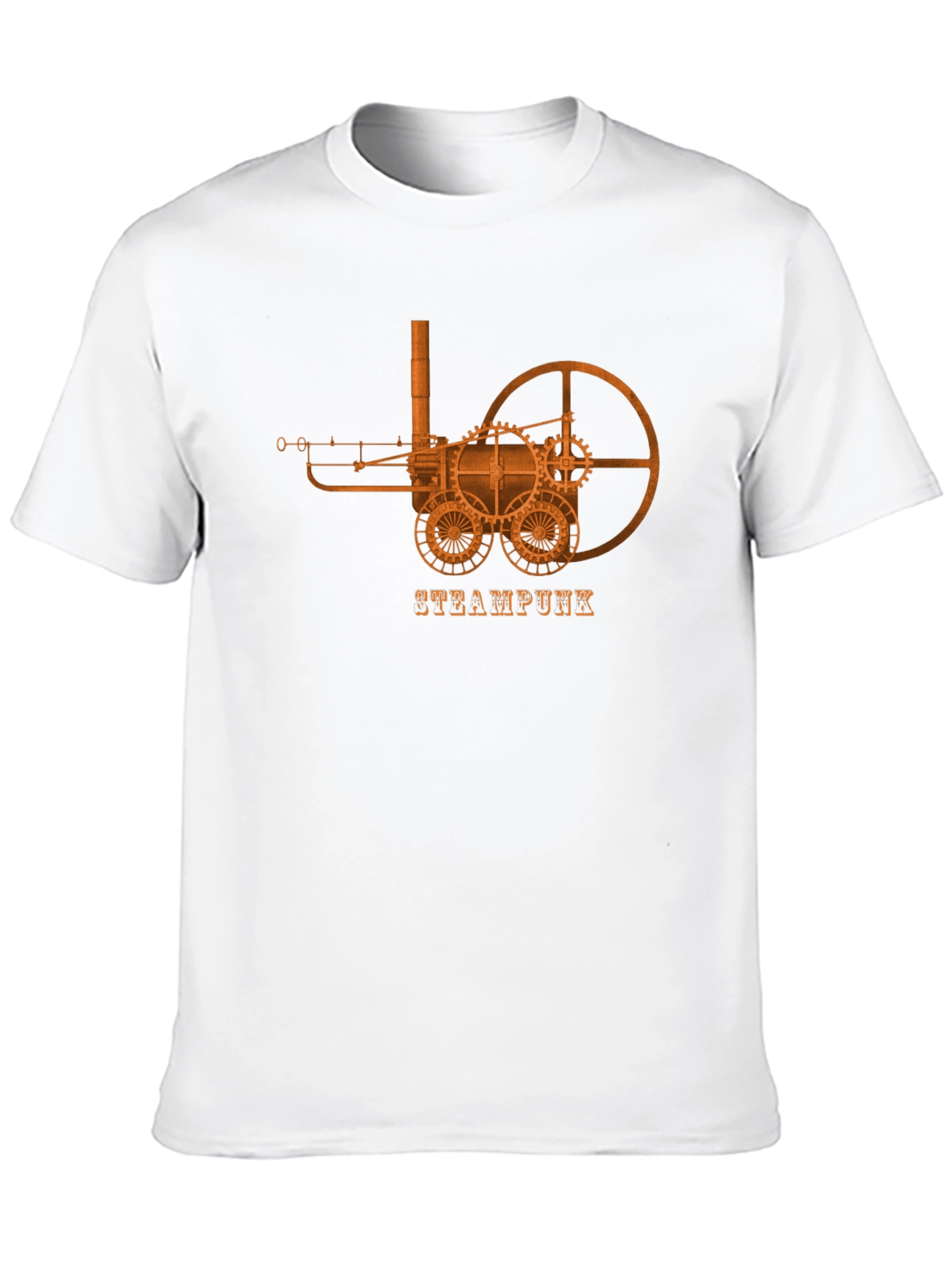 Steampunk Machine Graphic Tee - Black