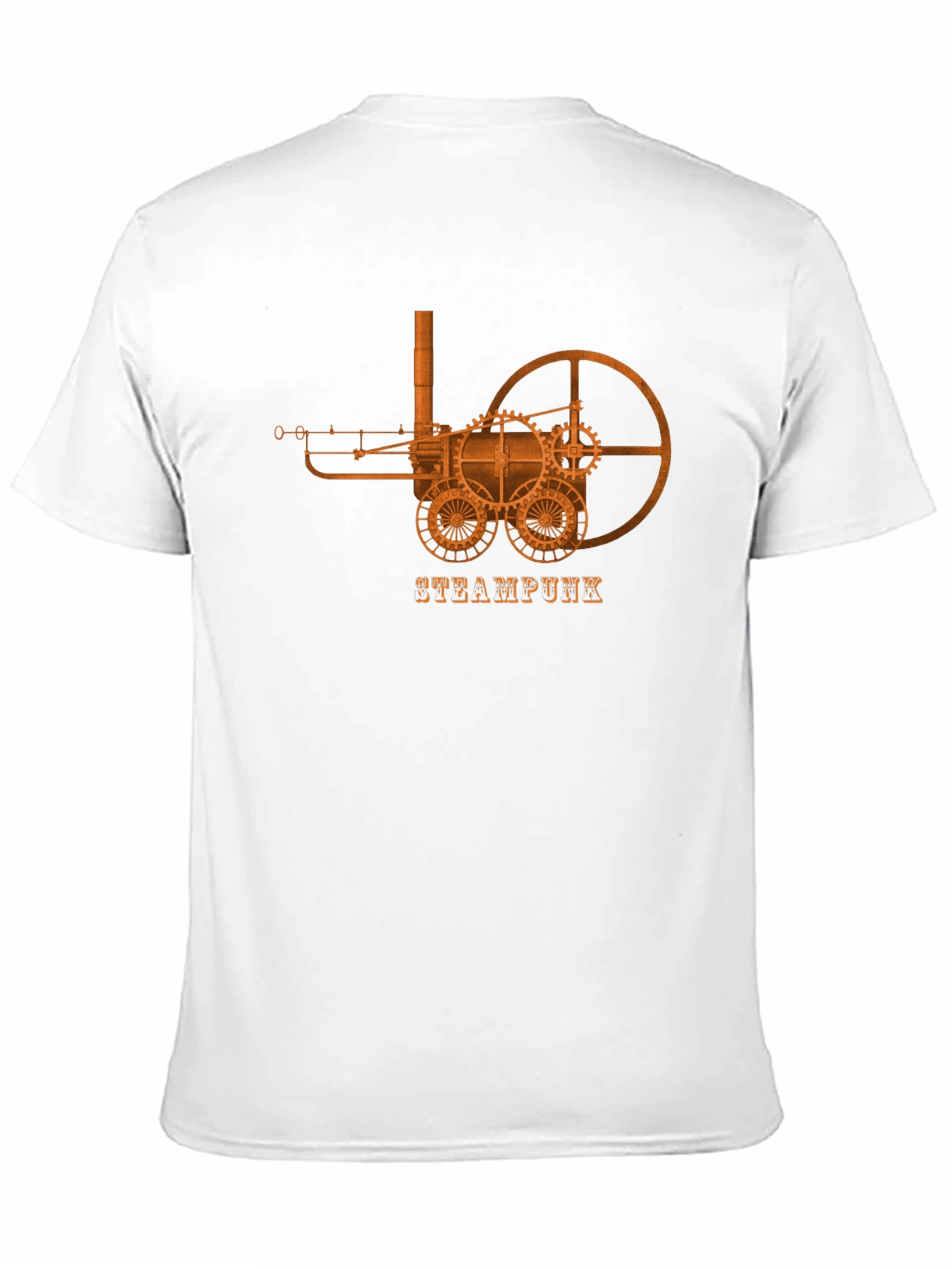 Steampunk Machine Graphic Tee - Black