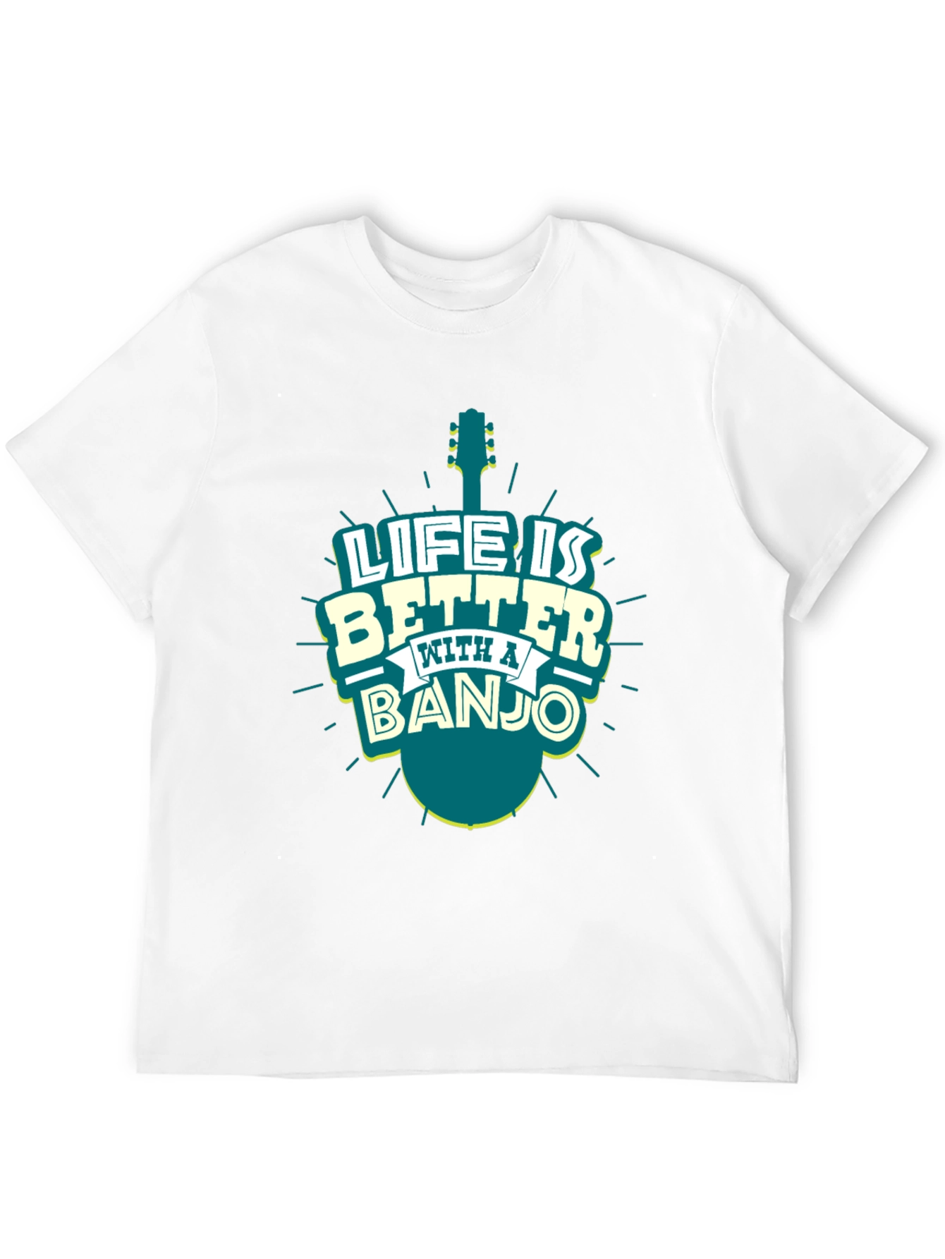 Life is Better with a Banjo T-Shirt